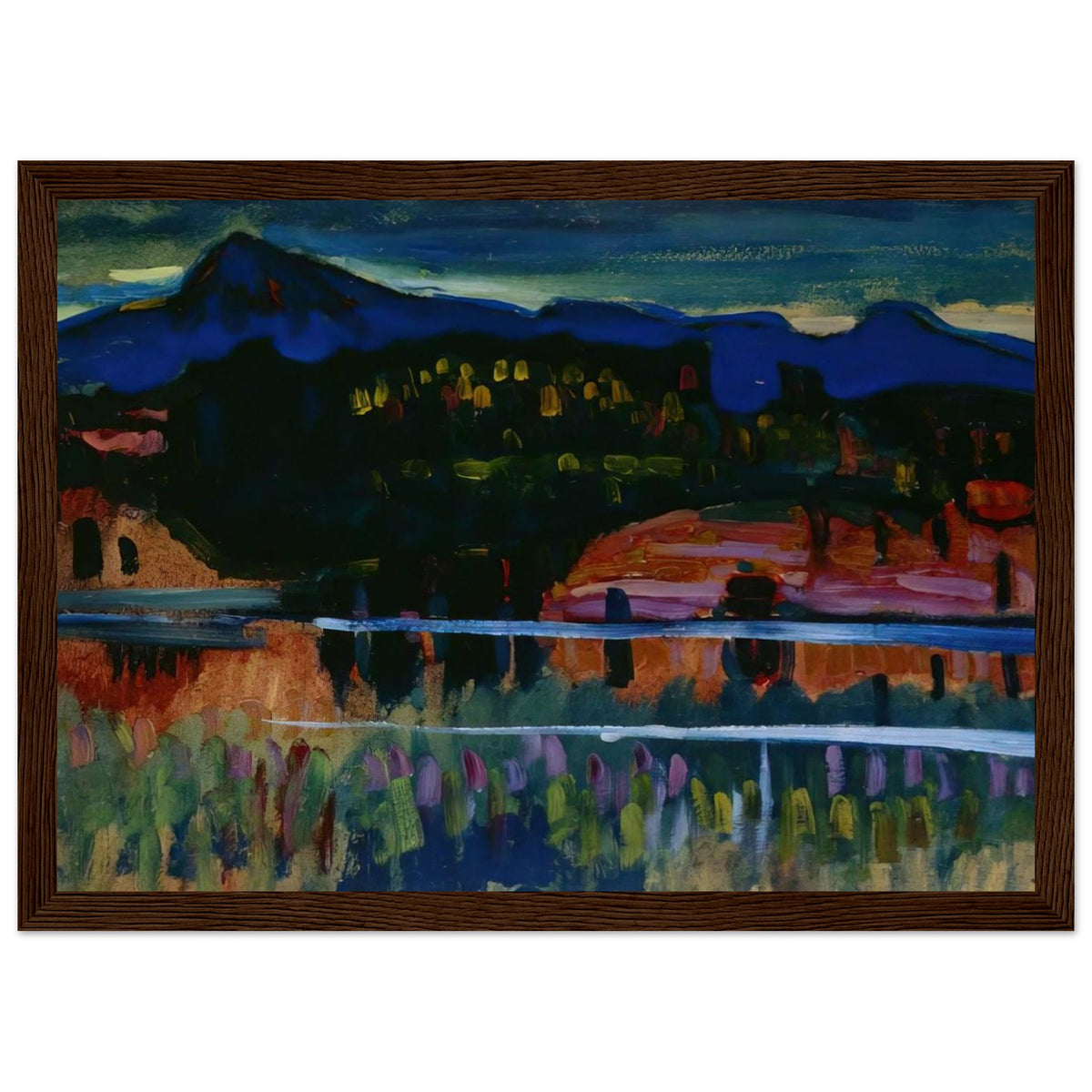 MURNAU AM STAFFELSEE 1908 Framed Poster | Wassily Kandinsky Framed Prints Wall Art | Wassily Kandinsky Shop