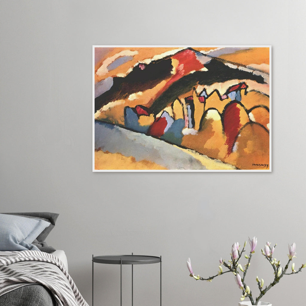 STUDY FOR AUTUMN 1909 Framed Poster | Wassily Kandinsky Framed Prints Wall Art | Wassily Kandinsky Shop