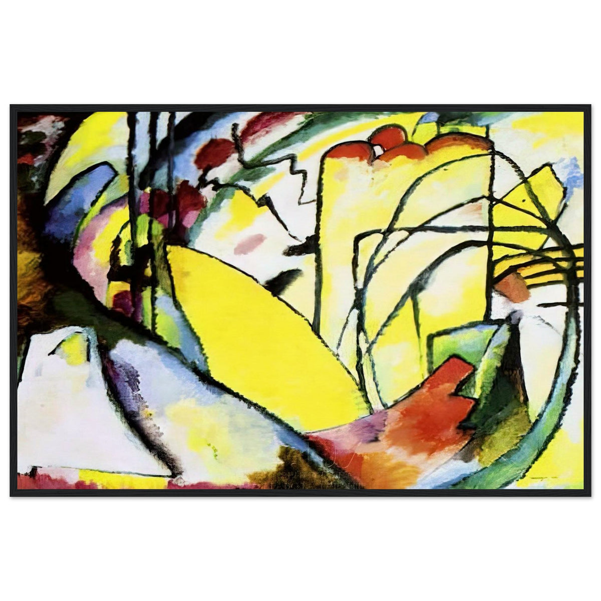 IMPROVISATION 10 1910 Framed Poster | Wassily Kandinsky Framed Prints Wall Art | Wassily Kandinsky Shop