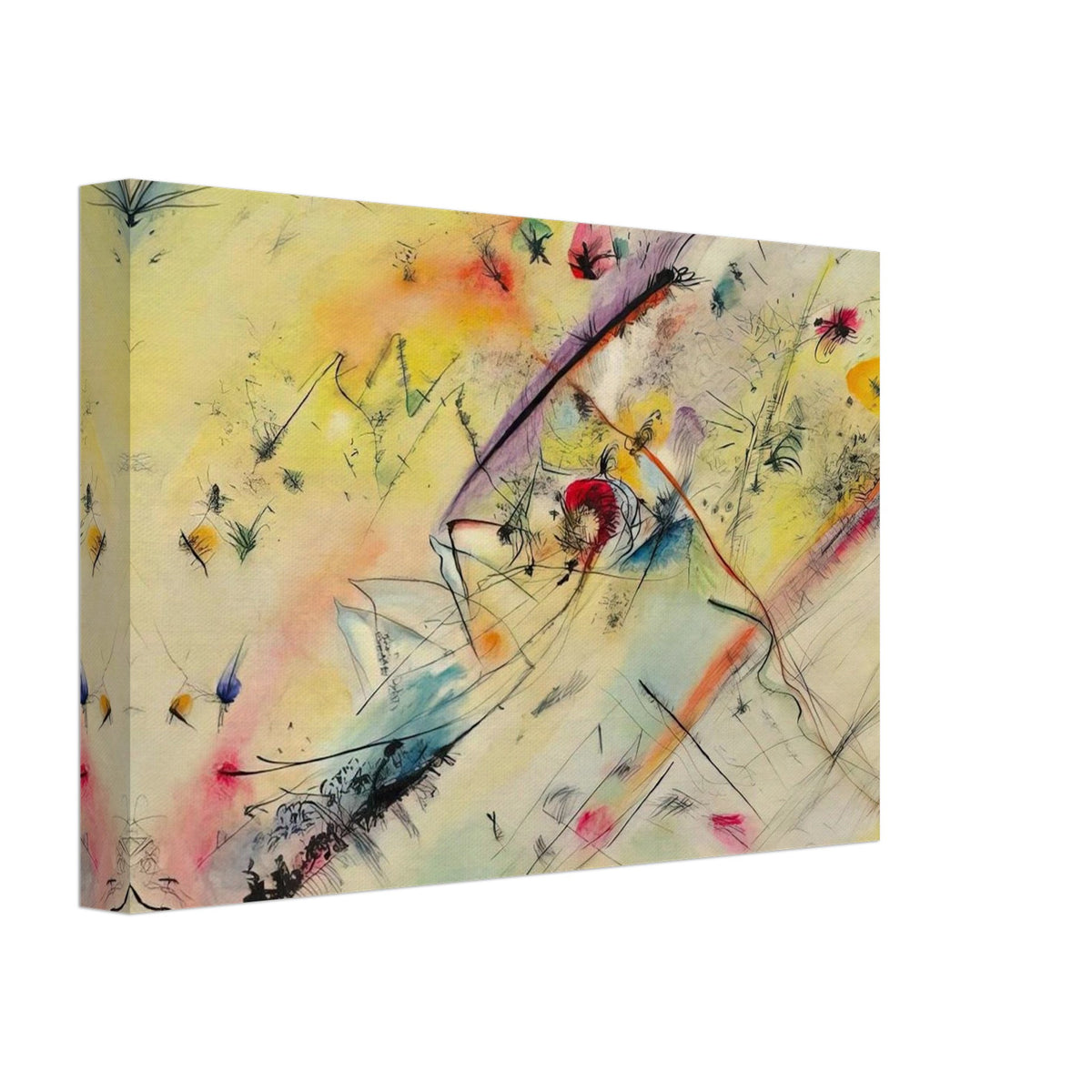 BRIGHT PICTURE 1913 Canvas | Wassily Kandinsky Canvas | Wassily Kandinsky Shop