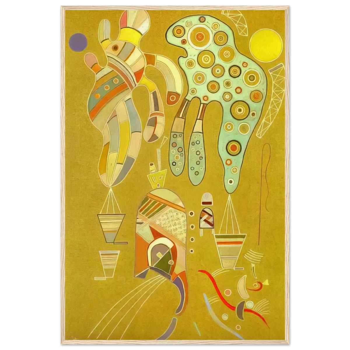 UNTITLED 1941 Framed Poster | Wassily Kandinsky Framed Prints Wall Art | Wassily Kandinsky Shop