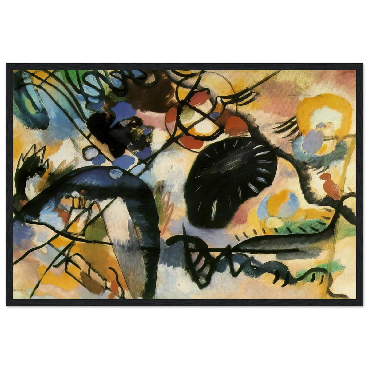 BLACK SPOT 1912 Framed Poster | Wassily Kandinsky Framed Prints Wall Art | Wassily Kandinsky Shop