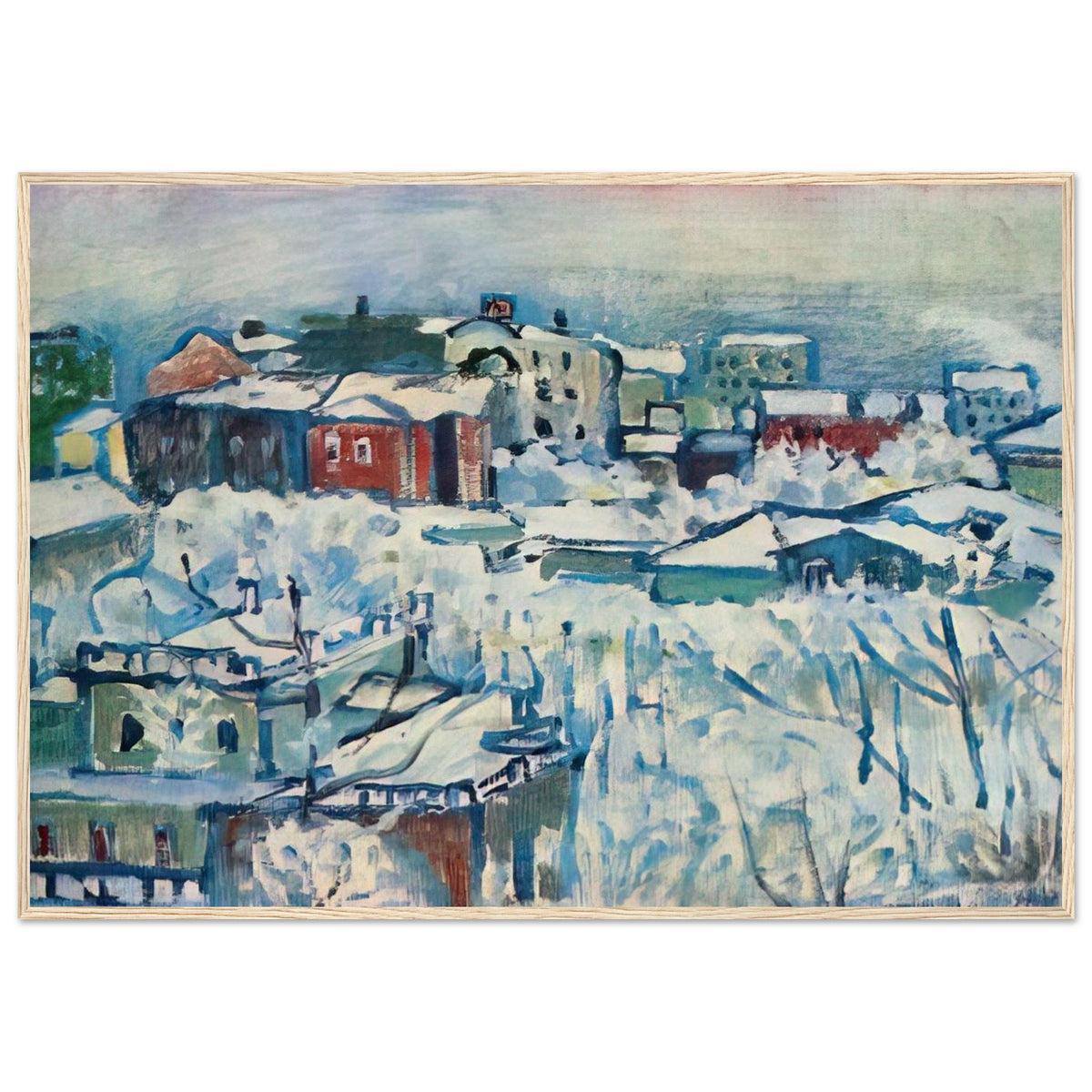 MOSCOW SMOLENSKY BOULEVARD STUDY 1916 Framed Poster | Wassily Kandinsky Framed Prints Wall Art | Wassily Kandinsky Shop