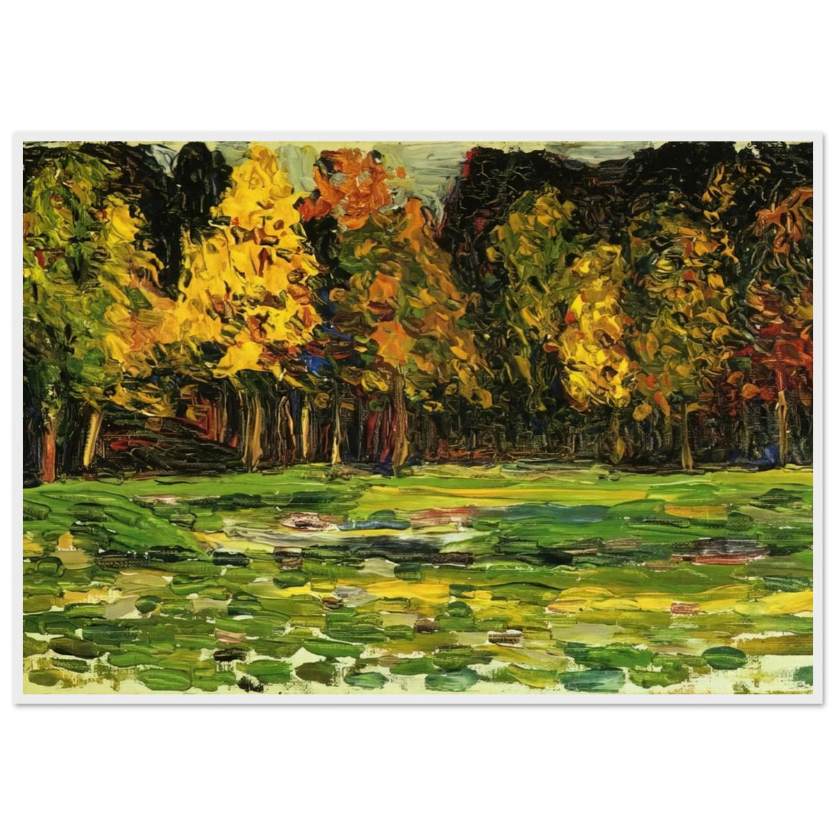 FOREST EDGE Framed Poster | Wassily Kandinsky Framed Prints Wall Art | Wassily Kandinsky Shop