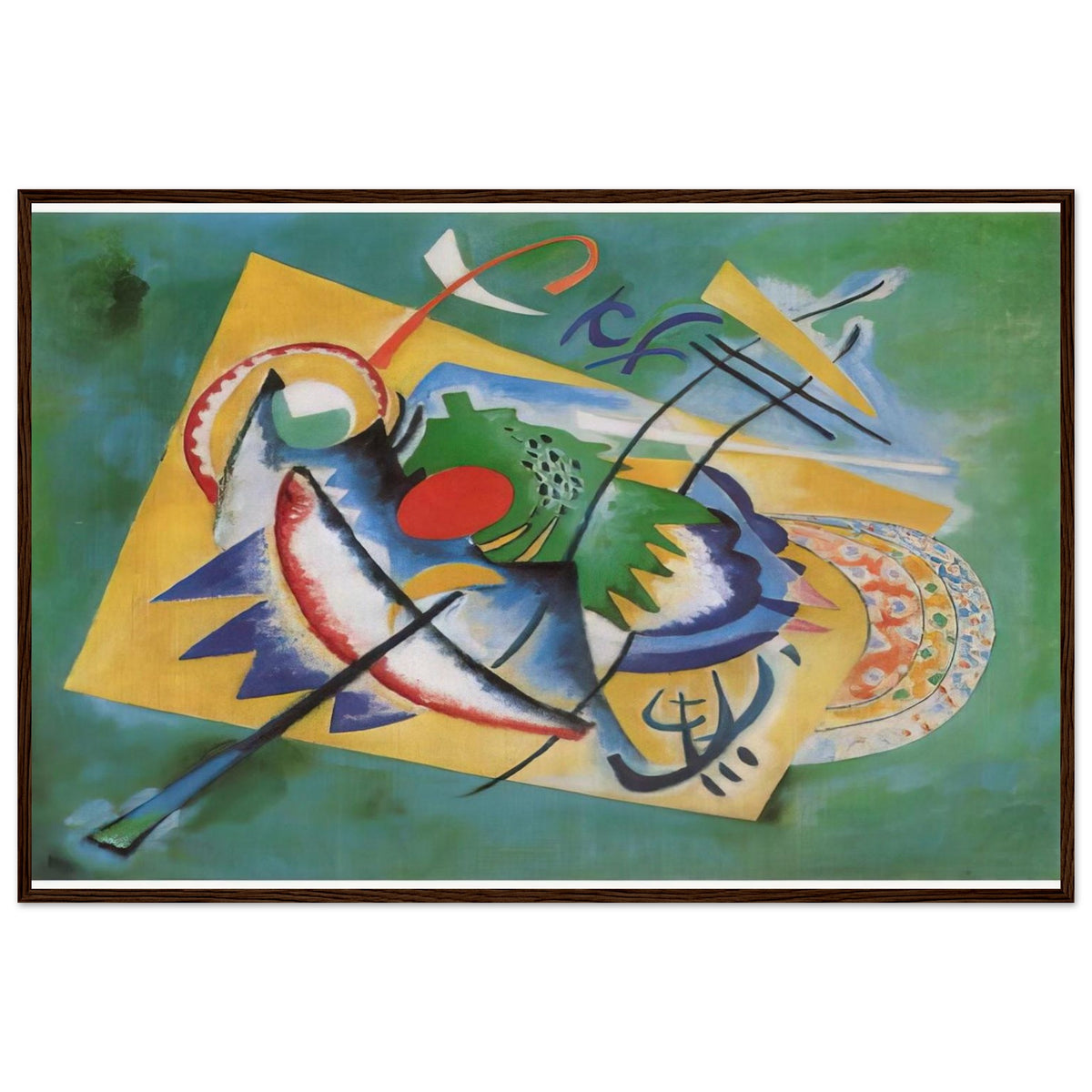RED OVAL 1920 Framed Poster | Wassily Kandinsky Framed Prints Wall Art | Wassily Kandinsky Shop