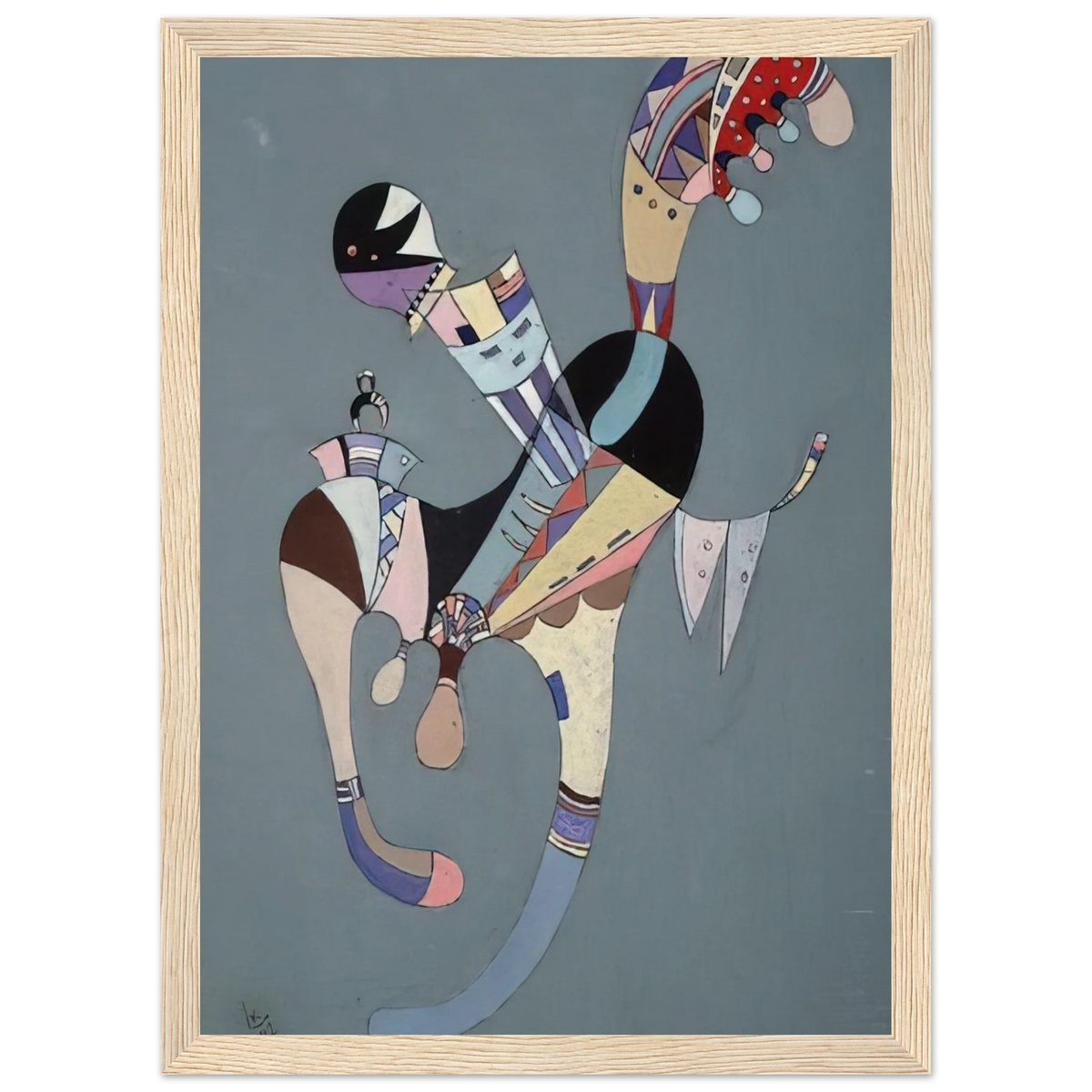 A FLOATING FIGURE 1942 Framed Poster | Wassily Kandinsky Framed Prints Wall Art | Wassily Kandinsky Shop