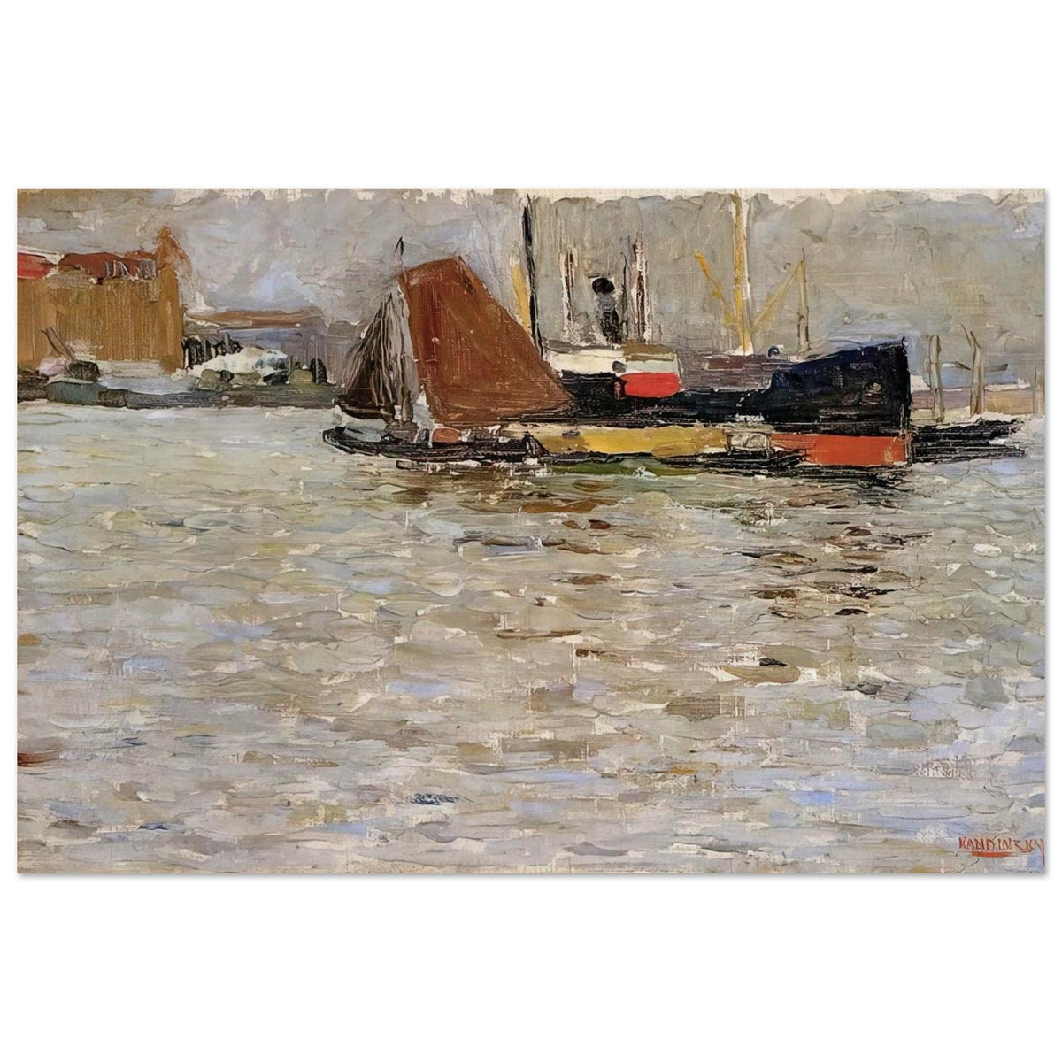 ROTTERDAM SUN 1906 Poster | Wassily Kandinsky Poster | Wassily Kandinsky Shop