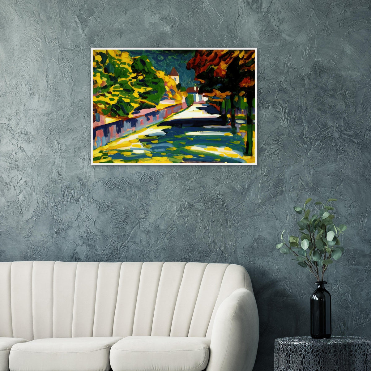 AUTUMN IN BAVARIA 1908 Framed Poster | Wassily Kandinsky Framed Prints Wall Art | Wassily Kandinsky Shop