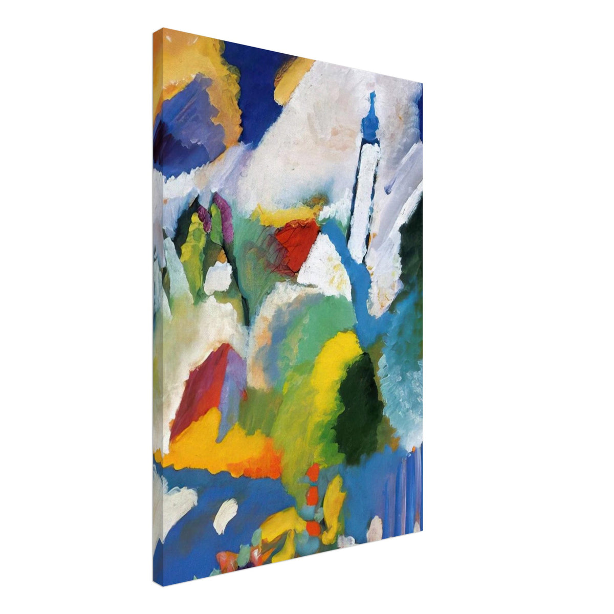 MURNAU WITH A CHURCH 1910 Canvas | Wassily Kandinsky Canvas | Wassily Kandinsky Shop