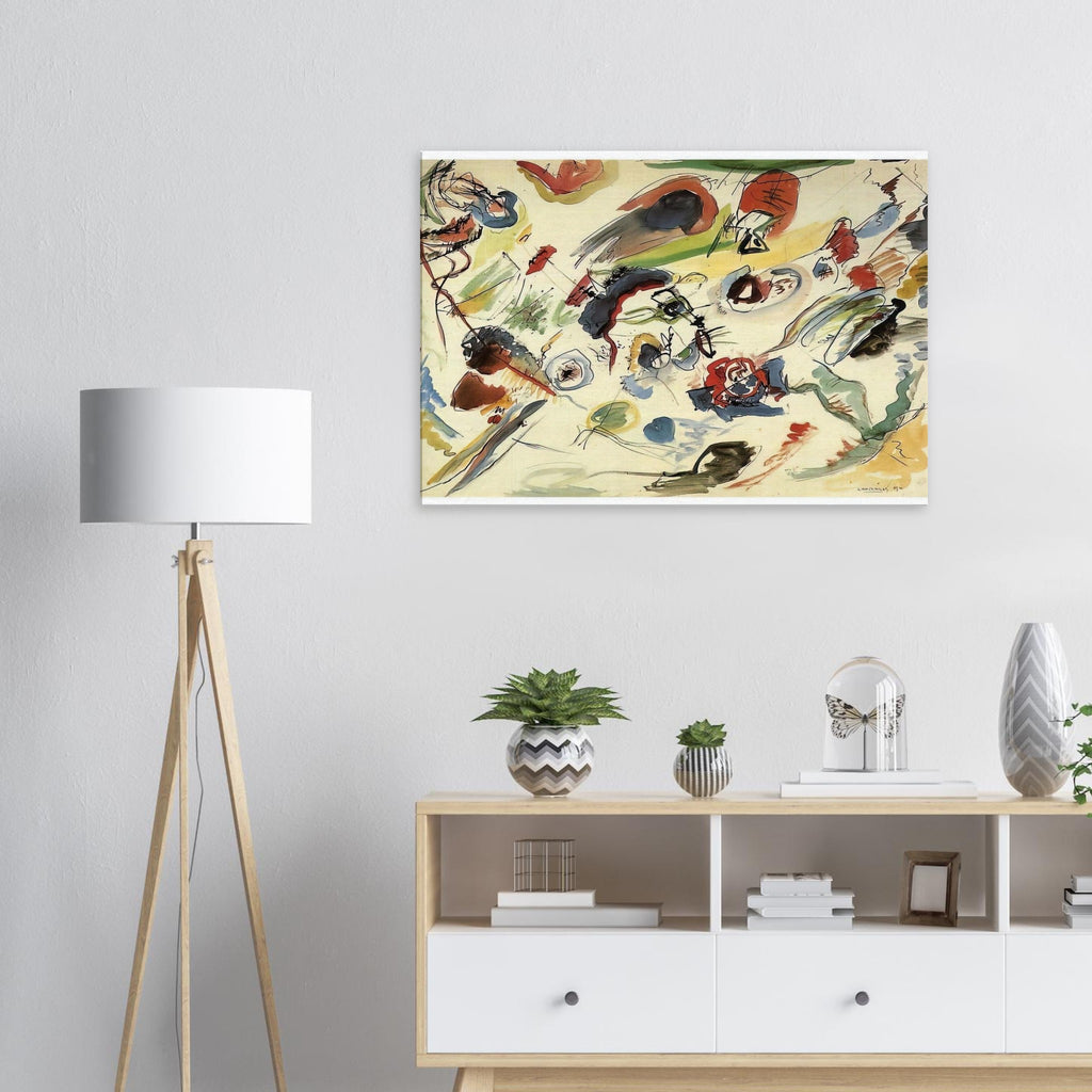 UNTITLED FIRST ABSTRACT WATERCOLOR 1910 Canvas | Wassily Kandinsky Canvas | Wassily Kandinsky Shop