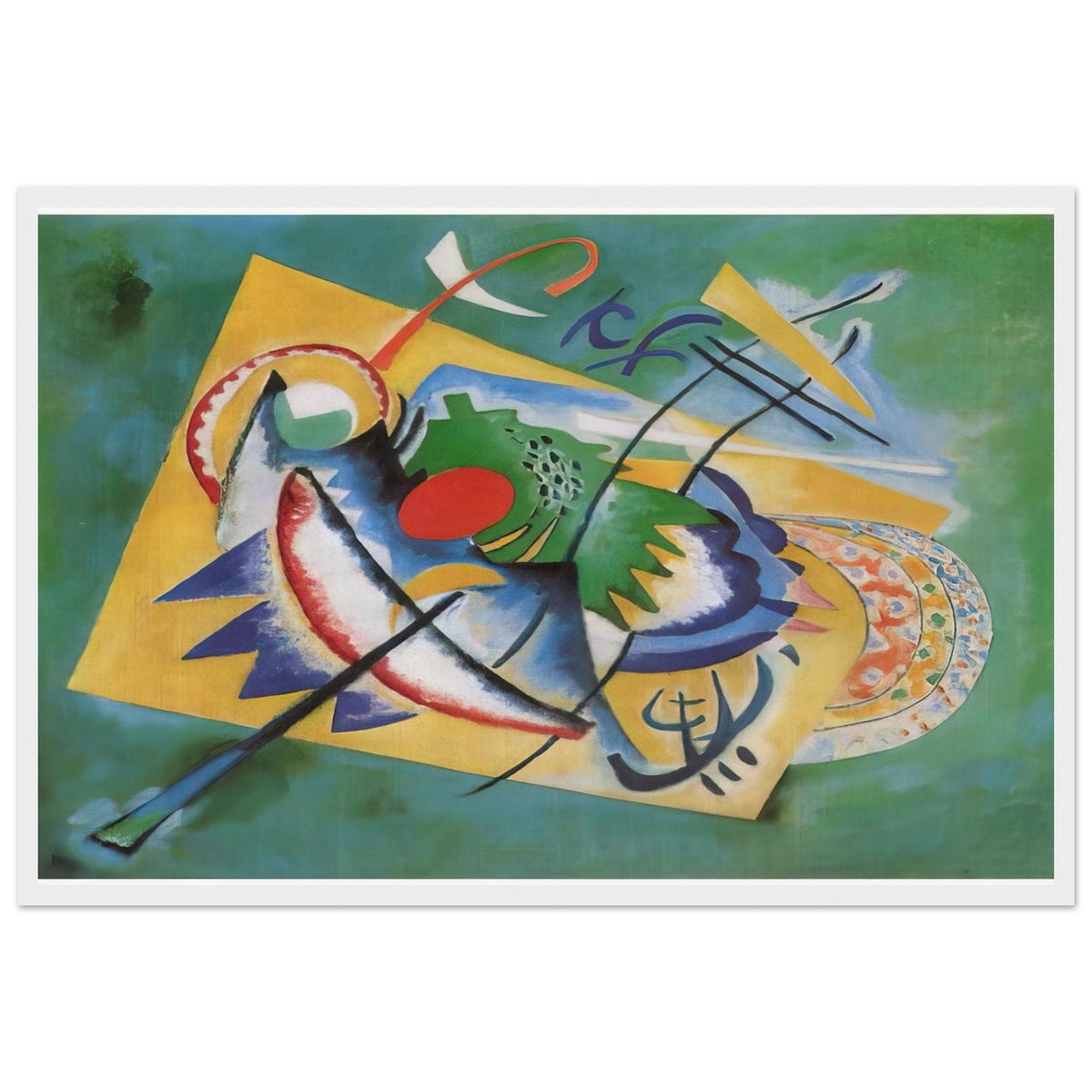 RED OVAL 1920 Framed Poster | Wassily Kandinsky Framed Prints Wall Art | Wassily Kandinsky Shop