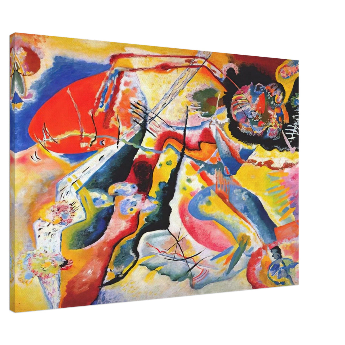 PAINTING WITH RED SPOT 1914 Canvas | Wassily Kandinsky Canvas | Wassily Kandinsky Shop