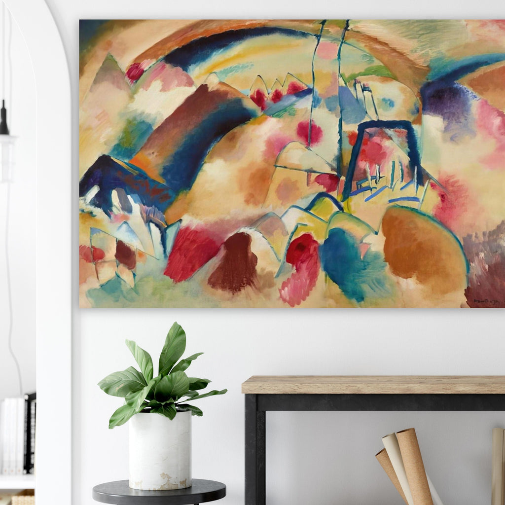 LANDSCAPE WITH CHURCH 1913 Poster | Wassily Kandinsky Poster | Wassily Kandinsky Shop