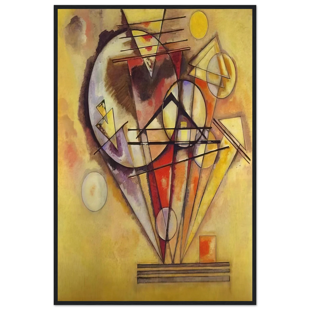 ON THE POINTS 1928 Framed Poster | Wassily Kandinsky Framed Prints Wall Art | Wassily Kandinsky Shop