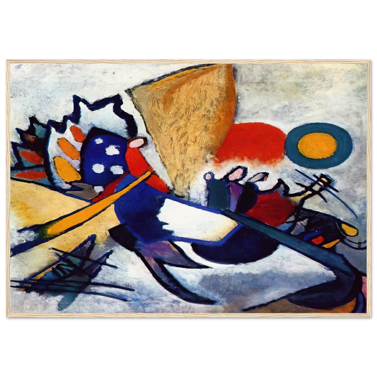 IMPROVISATION 209 1917 Framed Poster | Wassily Kandinsky Framed Prints Wall Art | Wassily Kandinsky Shop