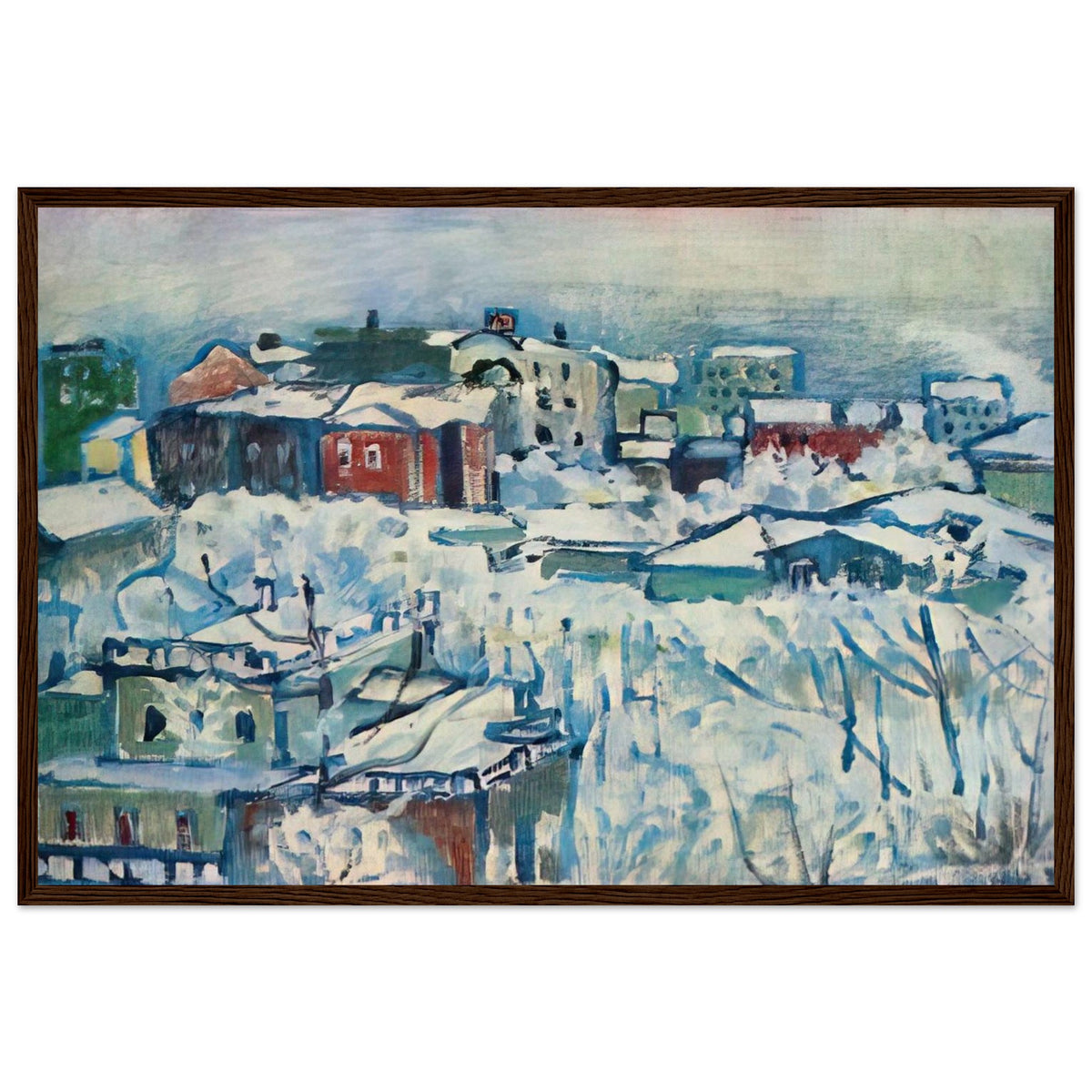 MOSCOW SMOLENSKY BOULEVARD STUDY 1916 Framed Poster | Wassily Kandinsky Framed Prints Wall Art | Wassily Kandinsky Shop