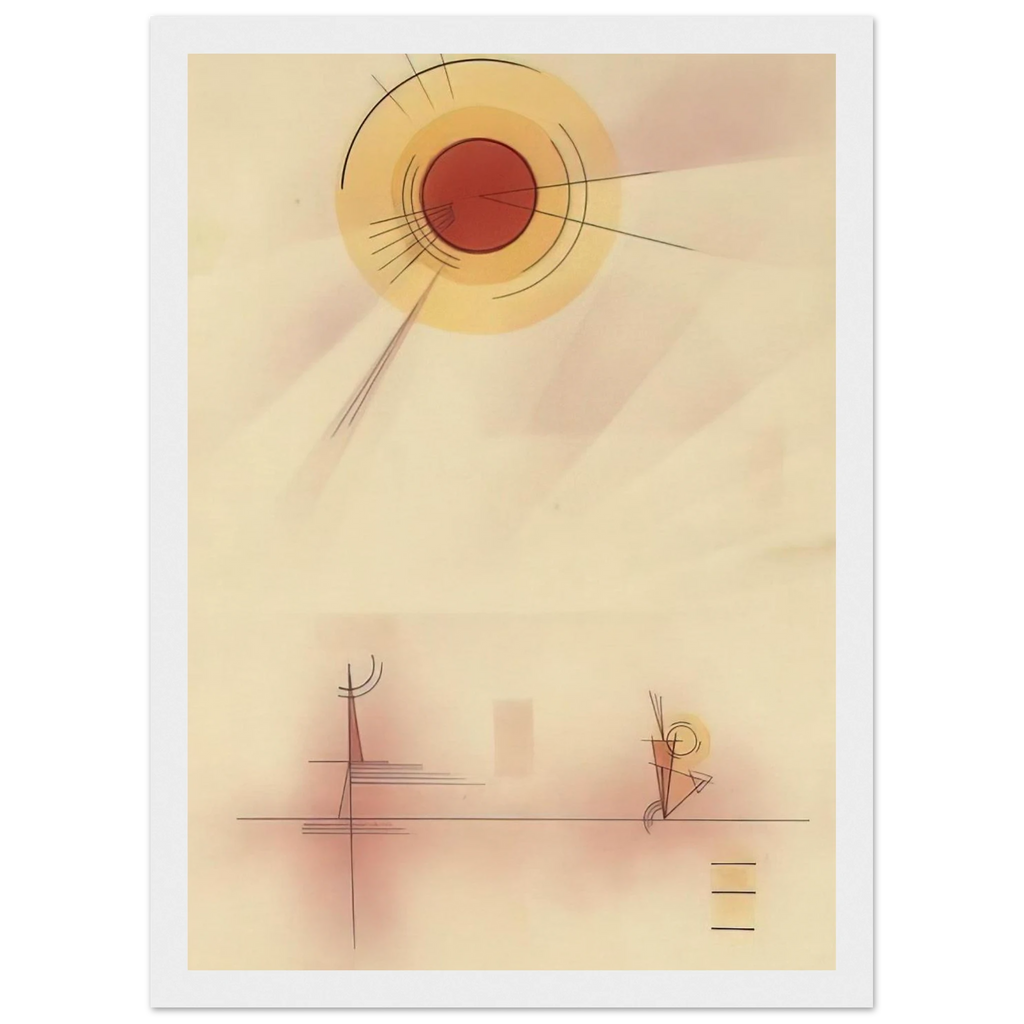 STRAHLEN 1929 Framed Poster | Wassily Kandinsky Framed Prints Wall Art | Wassily Kandinsky Shop