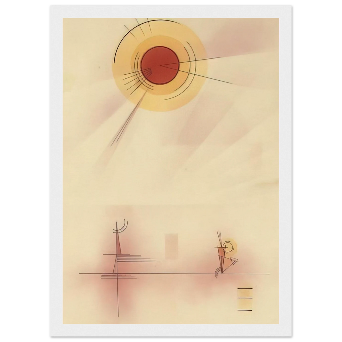 STRAHLEN 1929 Framed Poster | Wassily Kandinsky Framed Prints Wall Art | Wassily Kandinsky Shop