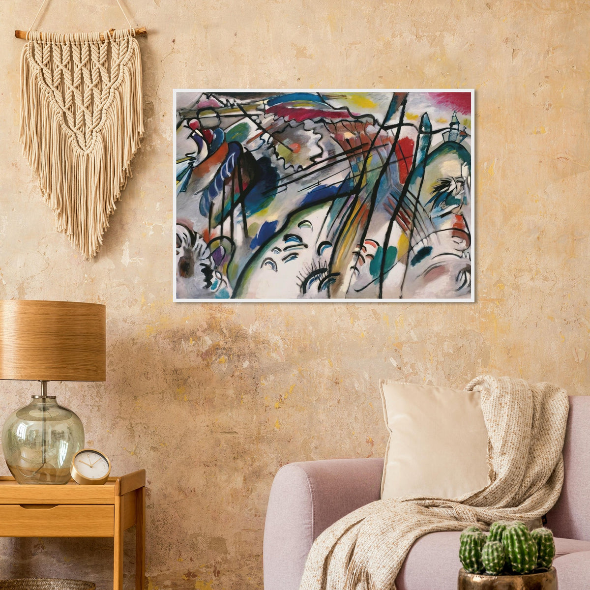 IMPROVISATION 28 SECOND VERSION 1912 Framed Poster | Wassily Kandinsky Framed Prints Wall Art | Wassily Kandinsky Shop