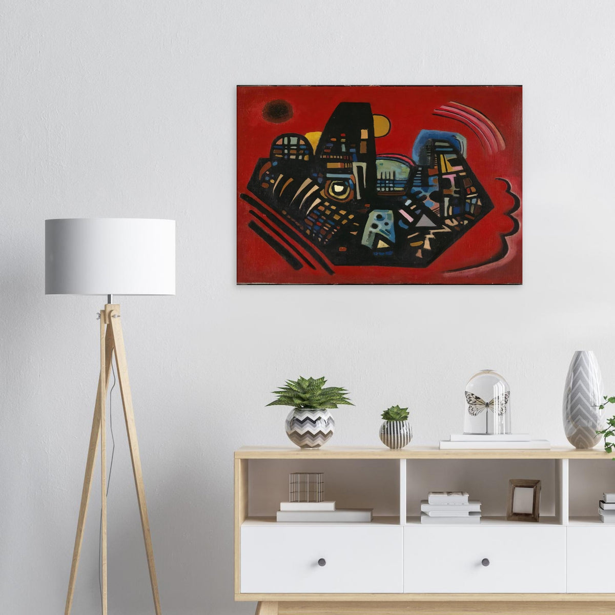 BLACK RED 1928 Canvas | Wassily Kandinsky Canvas | Wassily Kandinsky Shop