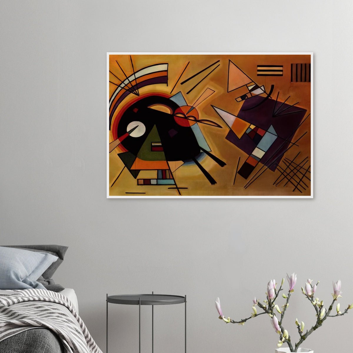 BLACK AND VIOLET 1923 Framed Poster | Wassily Kandinsky Framed Prints Wall Art | Wassily Kandinsky Shop