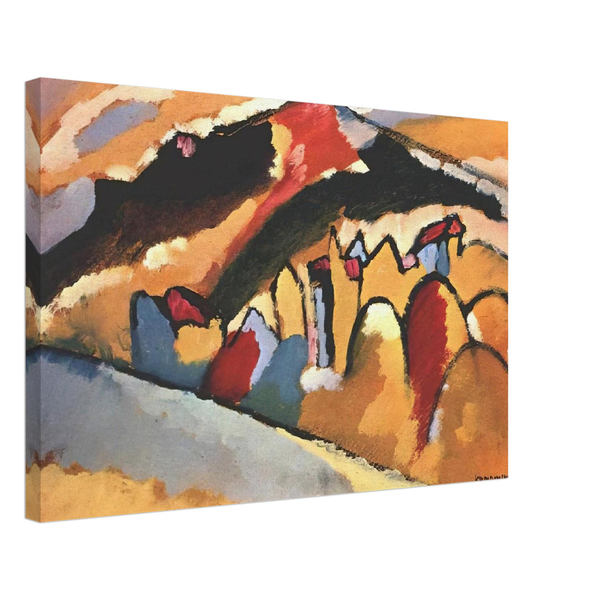 STUDY FOR AUTUMN 1909 Canvas | Wassily Kandinsky Canvas | Wassily Kandinsky Shop