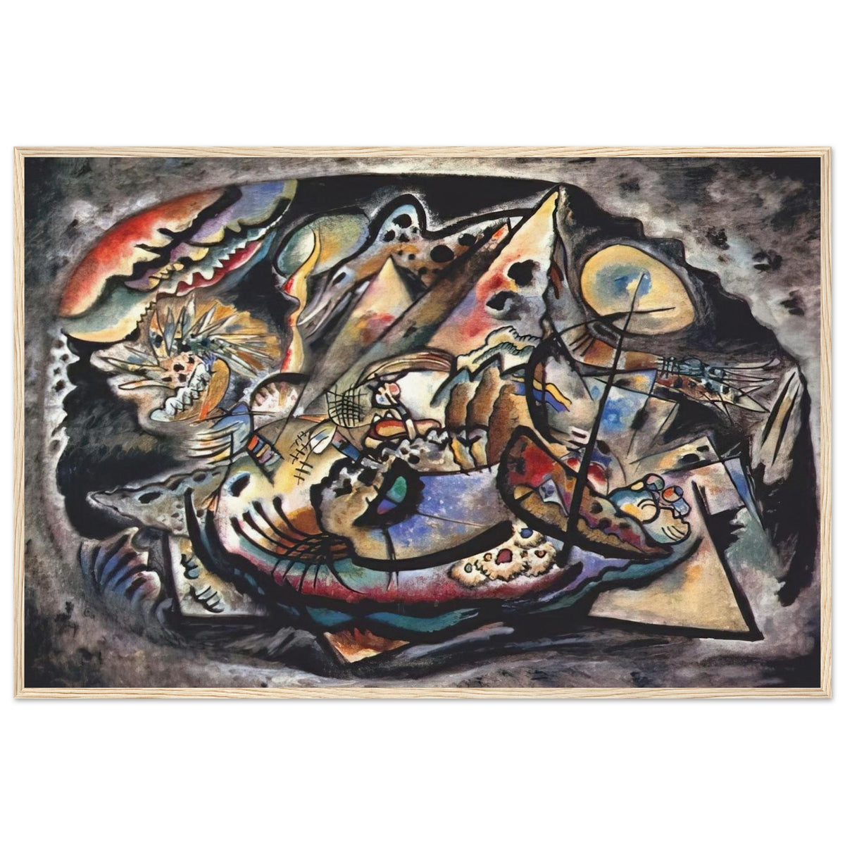 GREY OVAL 1917 Framed Poster | Wassily Kandinsky Framed Prints Wall Art | Wassily Kandinsky Shop