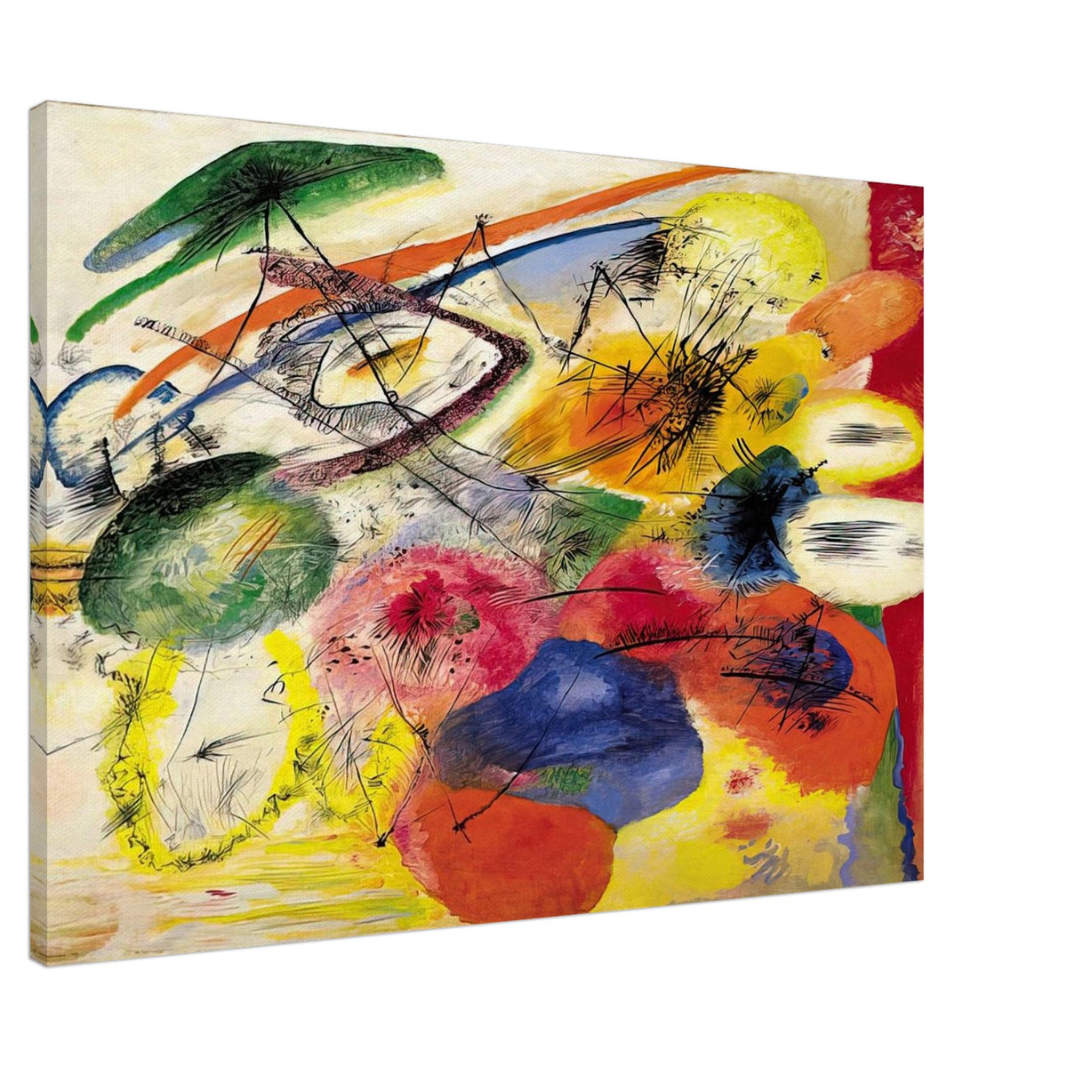 BLACK STROKES I 1913 Canvas | Wassily Kandinsky Canvas | Wassily Kandinsky Shop