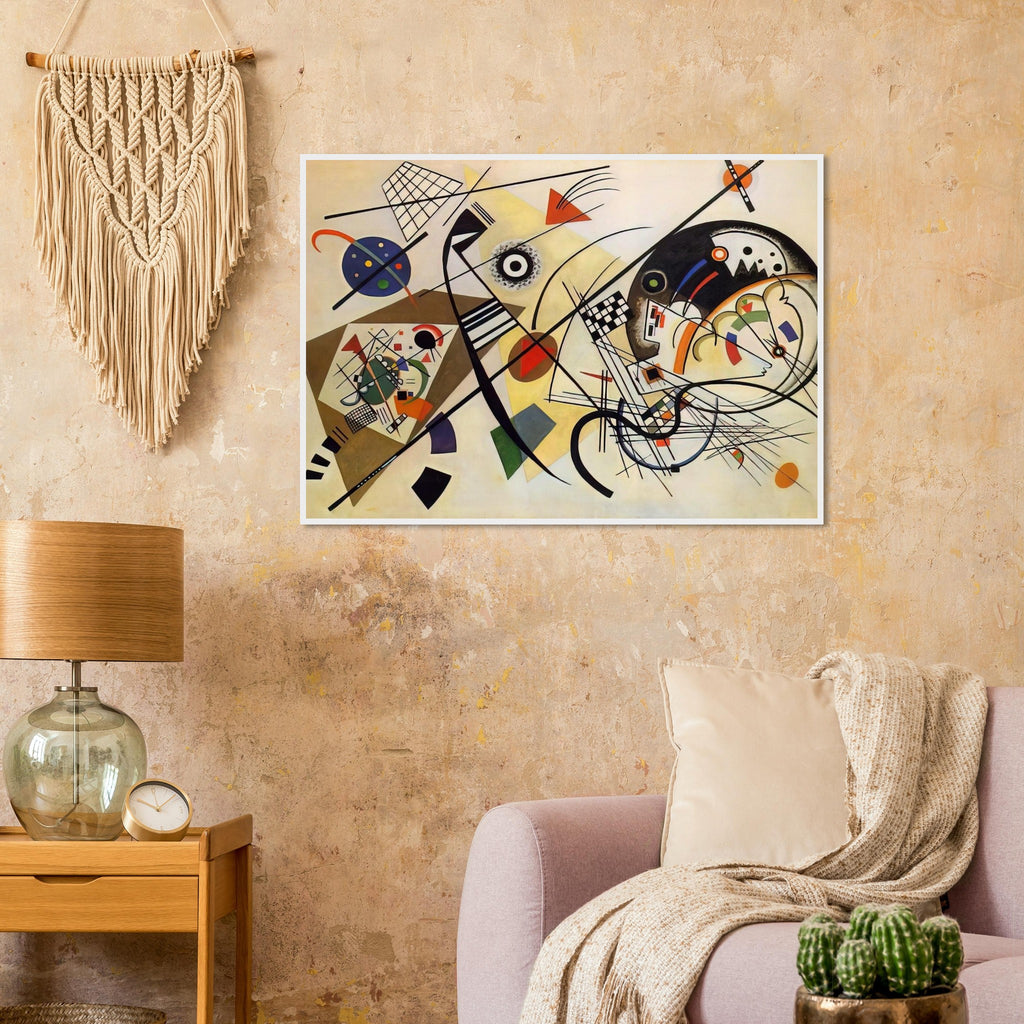 TRANSVERSE LINE 1923 Framed Poster | Wassily Kandinsky Framed Prints Wall Art | Wassily Kandinsky Shop