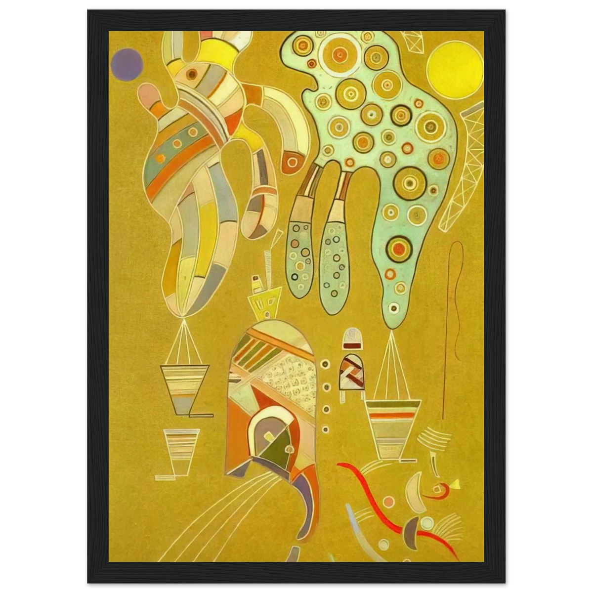 UNTITLED 1941 Framed Poster | Wassily Kandinsky Framed Prints Wall Art | Wassily Kandinsky Shop