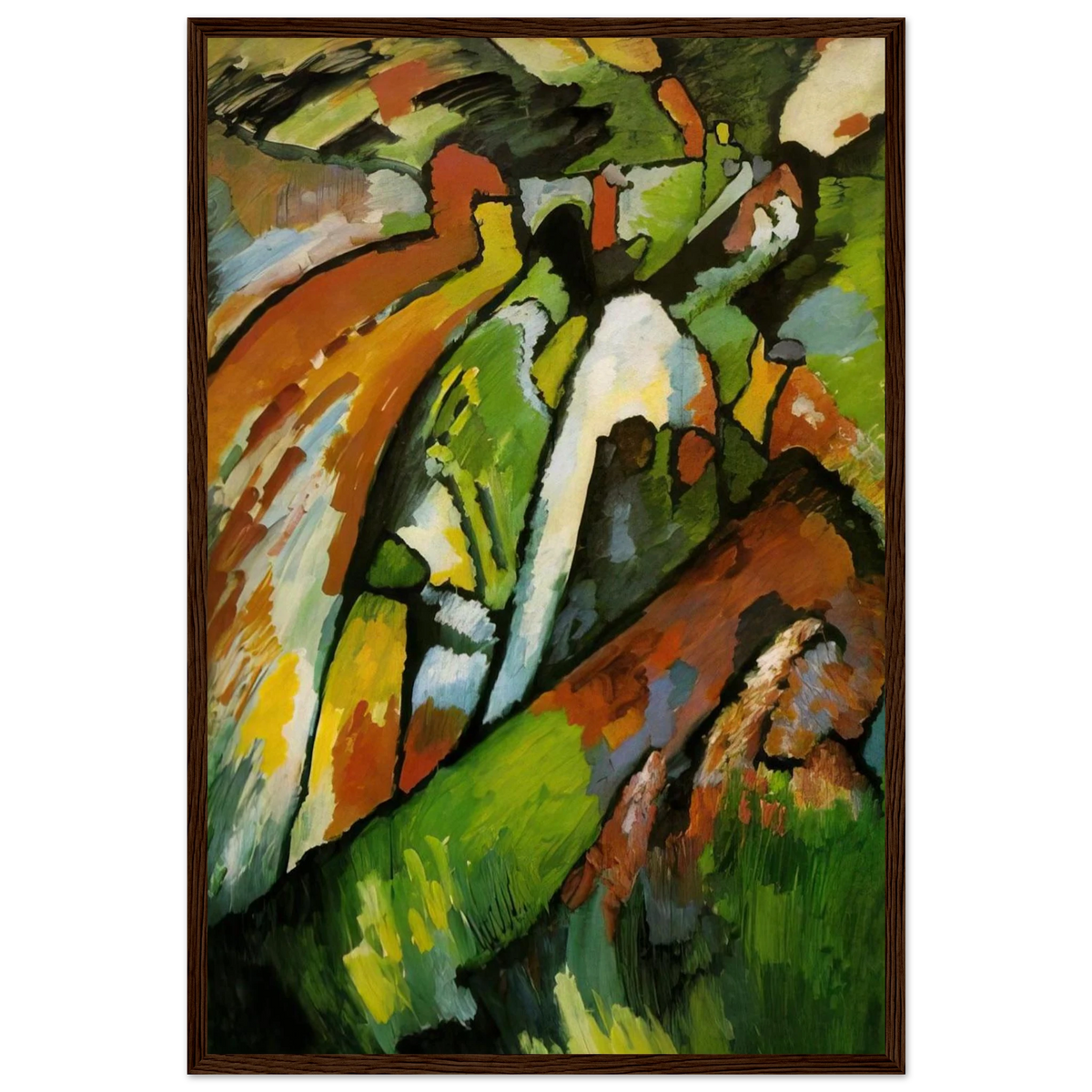 IMPROVISATION 7 1910 Framed Poster | Wassily Kandinsky Framed Prints Wall Art | Wassily Kandinsky Shop