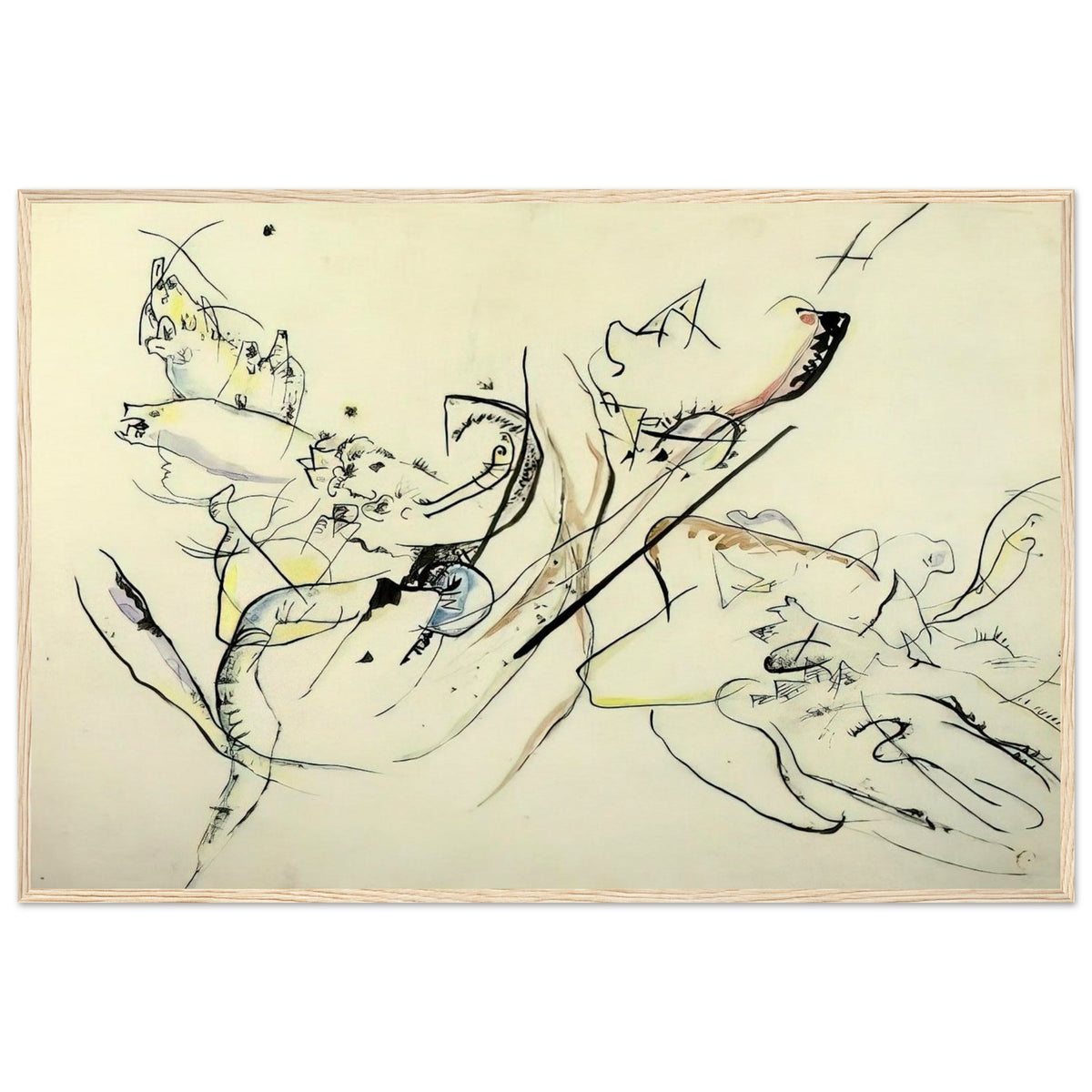 UNTITLED Framed Poster | Wassily Kandinsky Framed Prints Wall Art | Wassily Kandinsky Shop