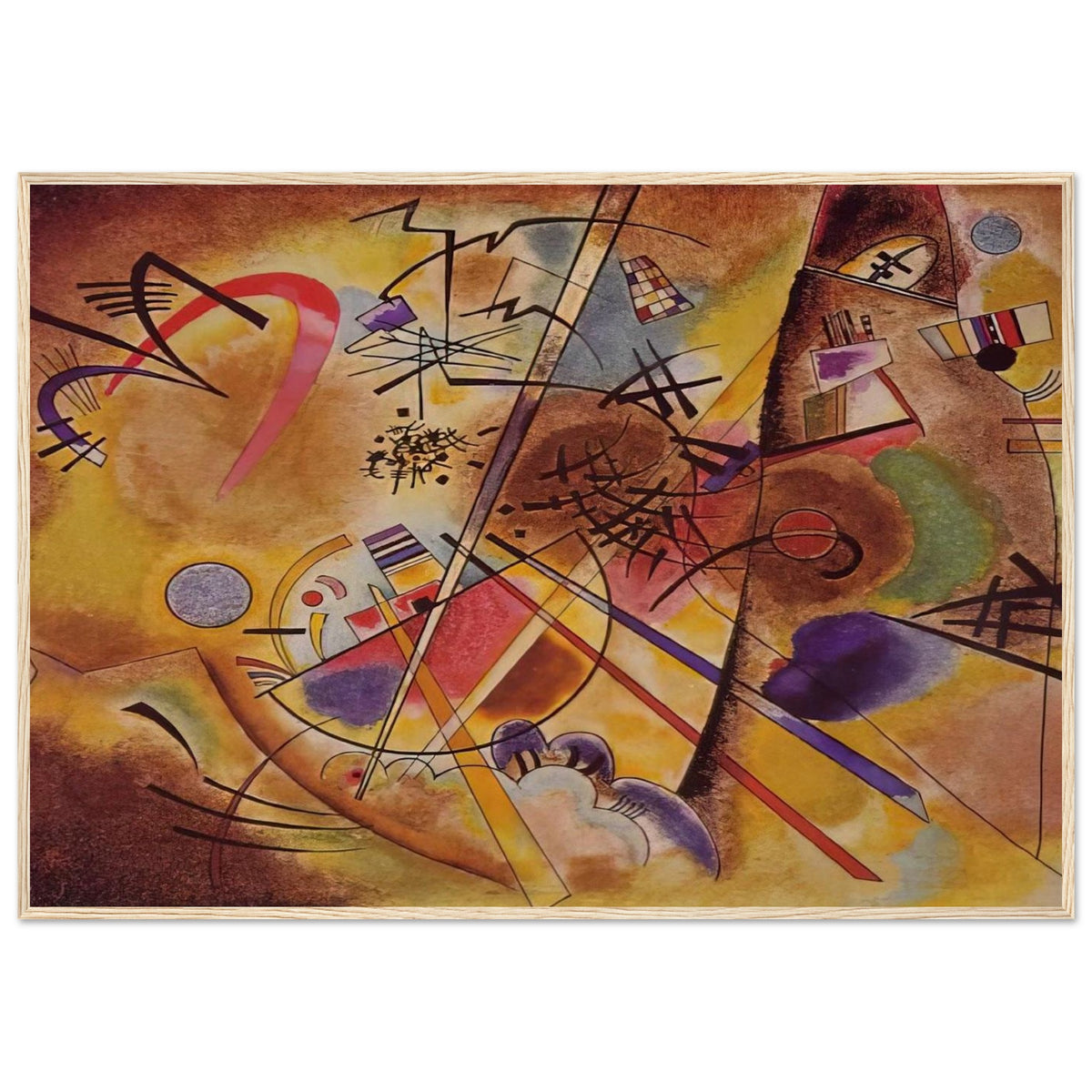 SMALL DREAM IN RED 1925 Framed Poster | Wassily Kandinsky Framed Prints Wall Art | Wassily Kandinsky Shop