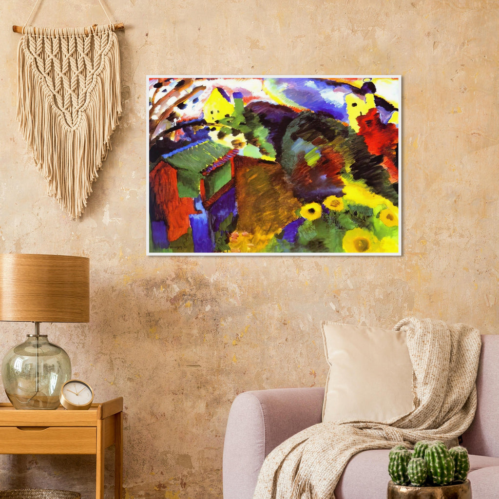 MURNAU GARDEN 1910 Framed Poster | Wassily Kandinsky Framed Prints Wall Art | Wassily Kandinsky Shop