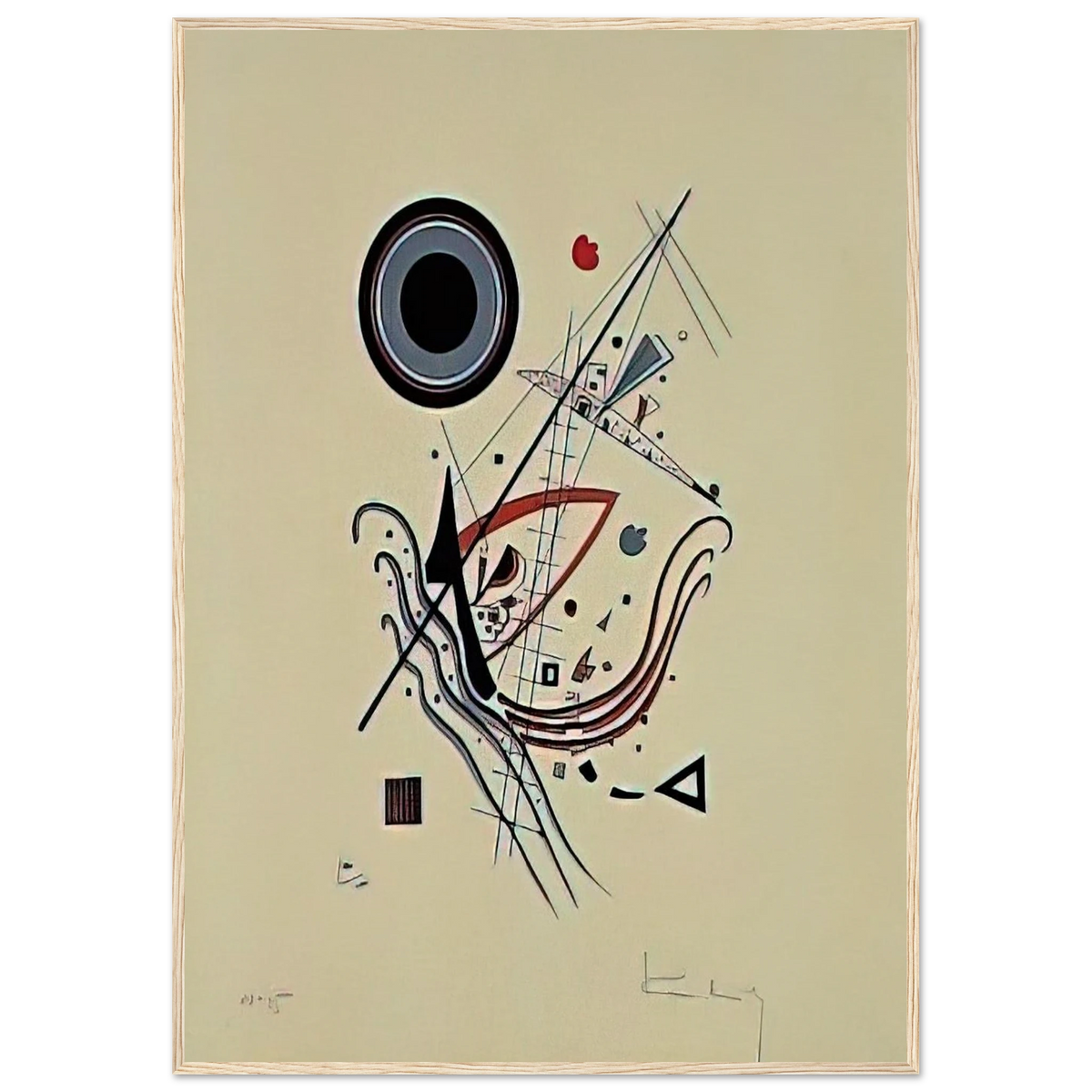 BLUE 1922 Framed Poster | Wassily Kandinsky Framed Prints Wall Art | Wassily Kandinsky Shop