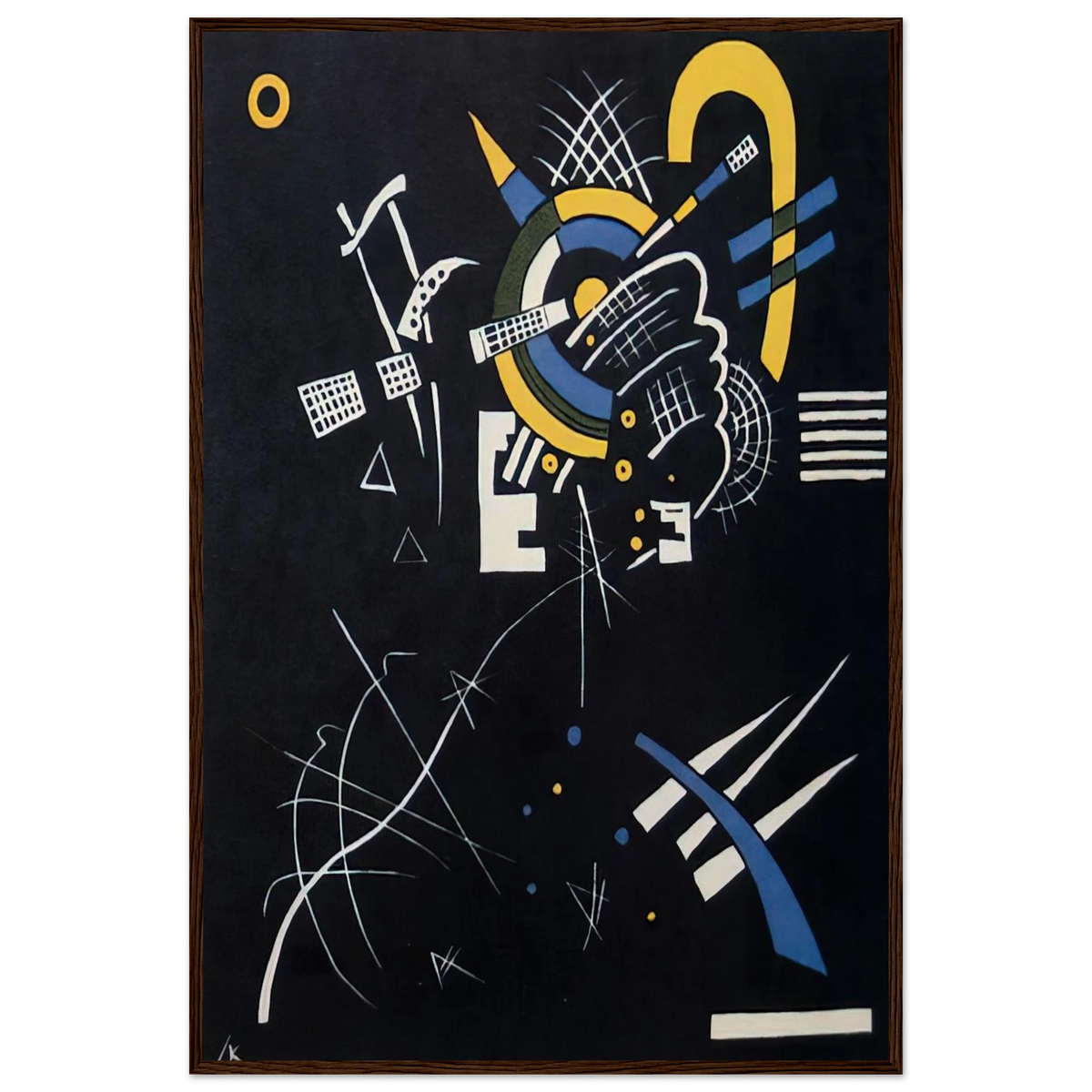 SMALL WORLDS VII 1922 Framed Poster | Wassily Kandinsky Framed Prints Wall Art | Wassily Kandinsky Shop