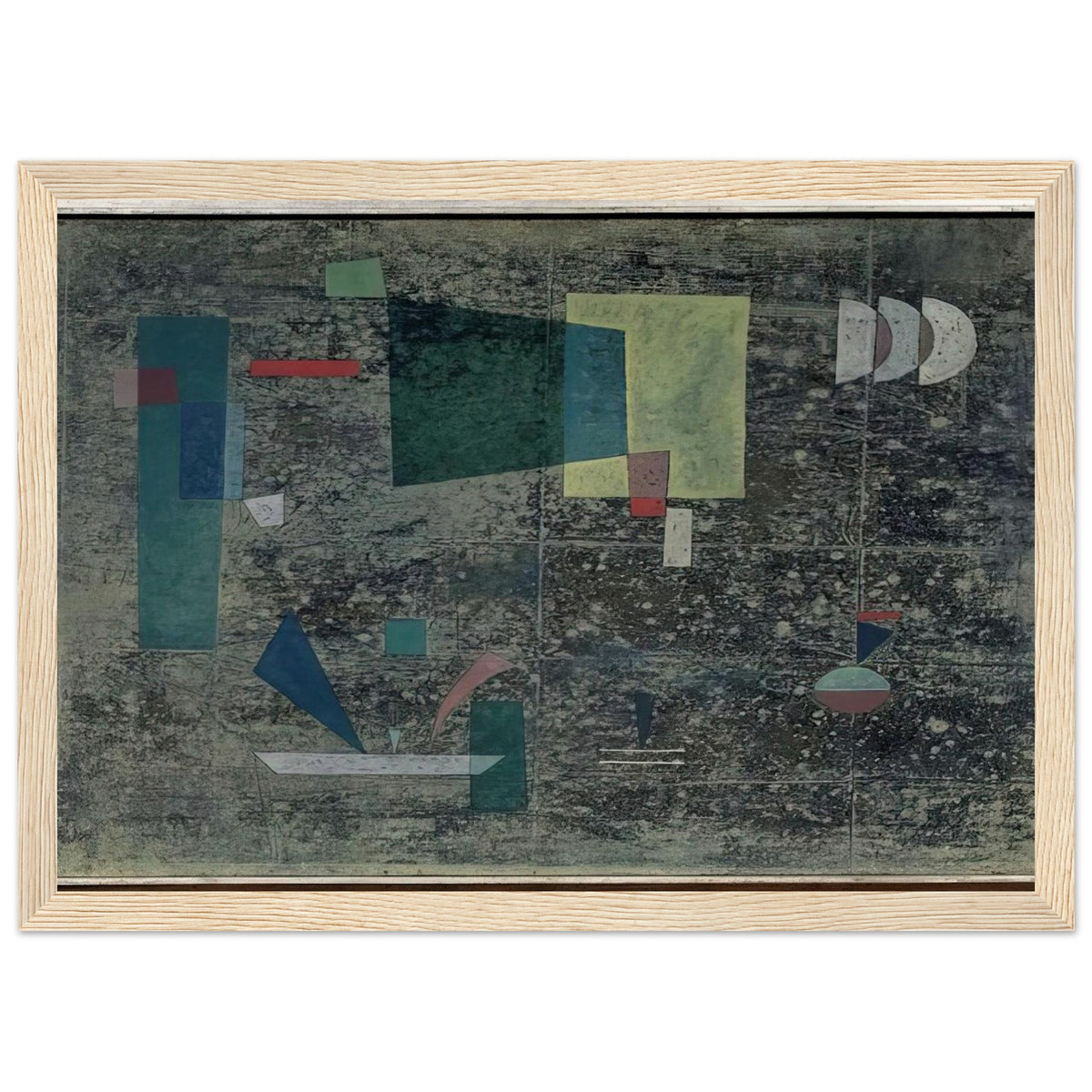 CIRCULATION SLOWED 1931 Framed Poster | Wassily Kandinsky Framed Prints Wall Art | Wassily Kandinsky Shop