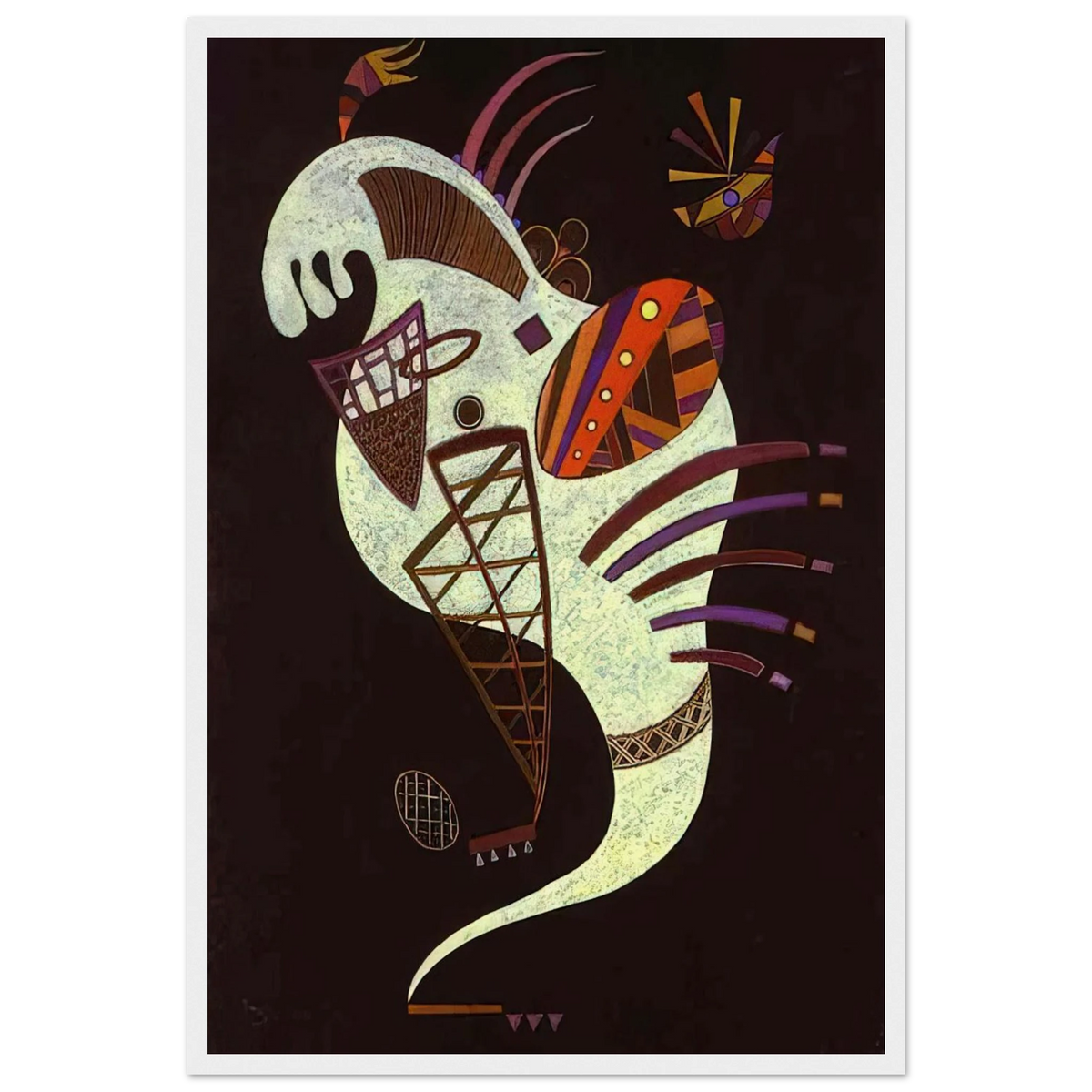 WHITE FIGURE 1943 Framed Poster | Wassily Kandinsky Framed Prints Wall Art | Wassily Kandinsky Shop