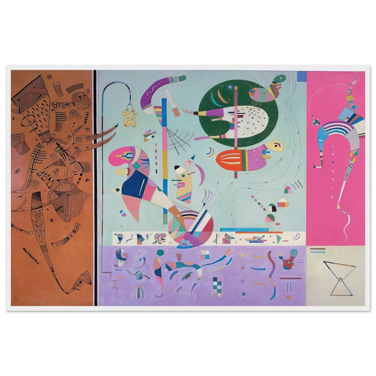 VARIOUS PARTS 1940 Framed Poster | Wassily Kandinsky Framed Prints Wall Art | Wassily Kandinsky Shop
