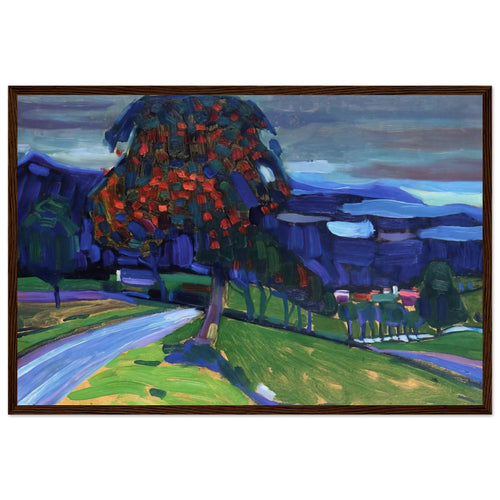 AUTUMN IN MURNAU 1908 Framed Poster | Wassily Kandinsky Framed Prints Wall Art | Wassily Kandinsky Shop