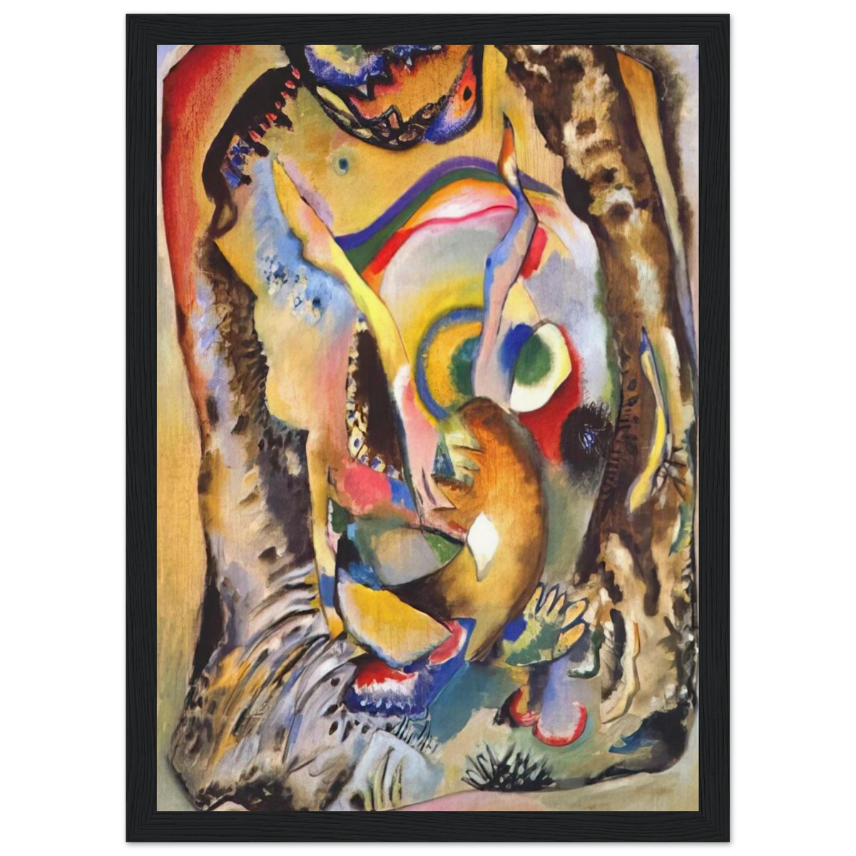 PAINTING ON LIGHT GROUND 1916 Framed Poster | Wassily Kandinsky Framed Prints Wall Art | Wassily Kandinsky Shop