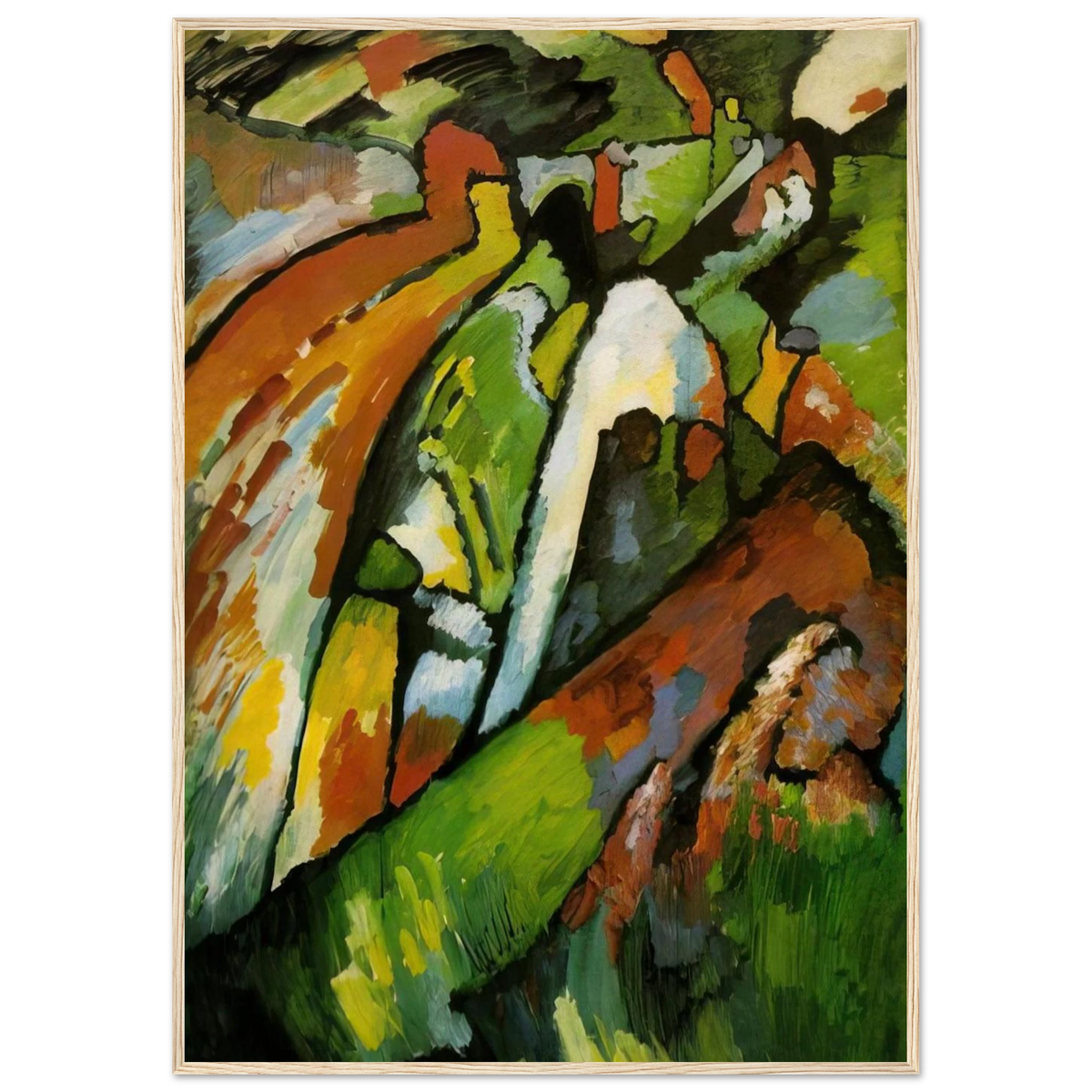 IMPROVISATION 7 1910 Framed Poster | Wassily Kandinsky Framed Prints Wall Art | Wassily Kandinsky Shop