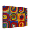 COLOR STUDY SQUARES WITH CONCENTRIC CIRCLES 1913 Canvas | Wassily Kandinsky Canvas | Wassily Kandinsky Shop