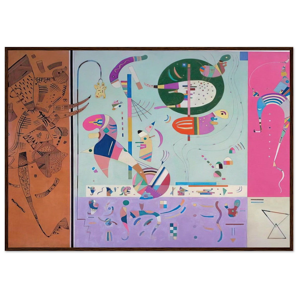 VARIOUS PARTS 1940 Framed Poster | Wassily Kandinsky Framed Prints Wall Art | Wassily Kandinsky Shop