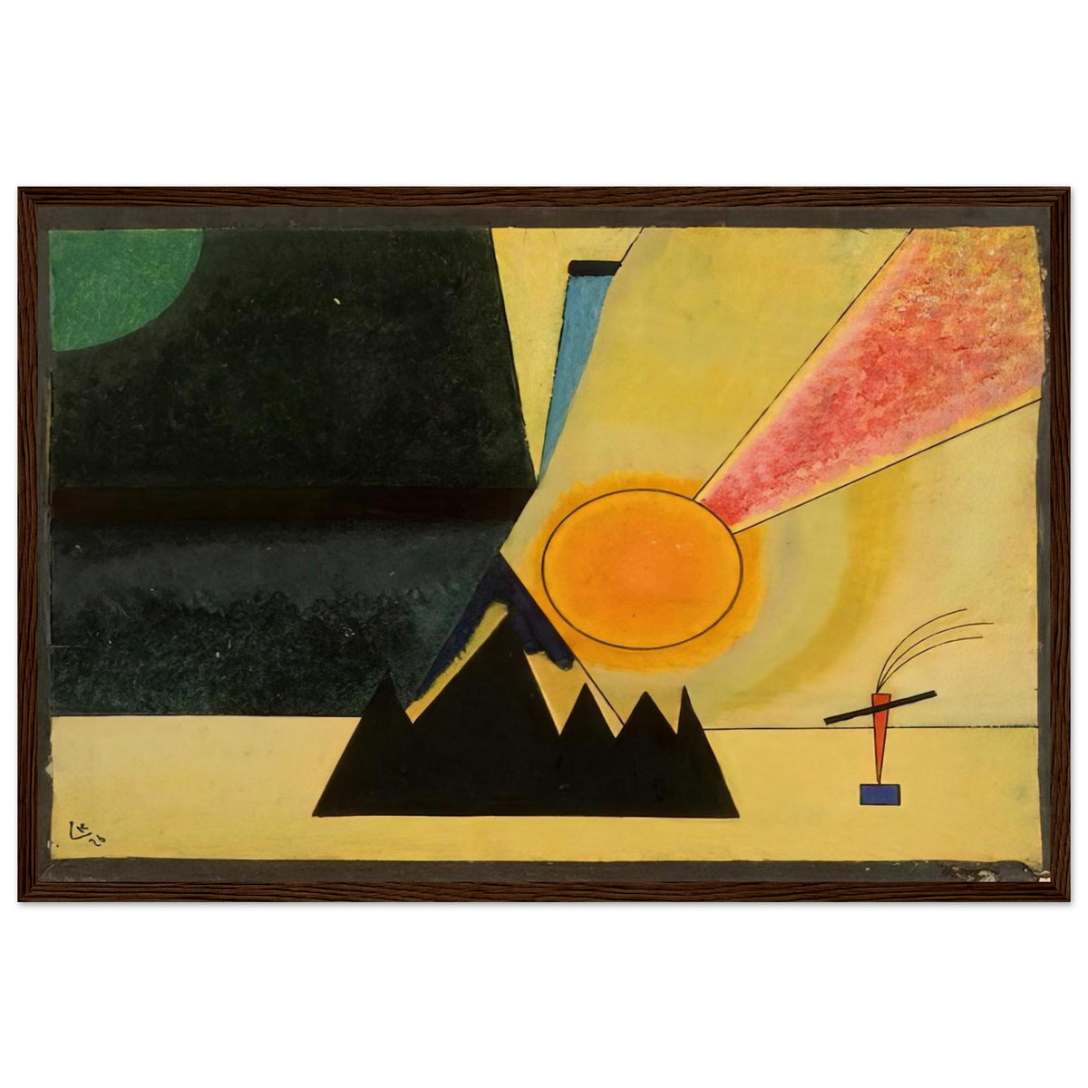 DEVELOPMENT 1926 Framed Poster | Wassily Kandinsky Framed Prints Wall Art | Wassily Kandinsky Shop