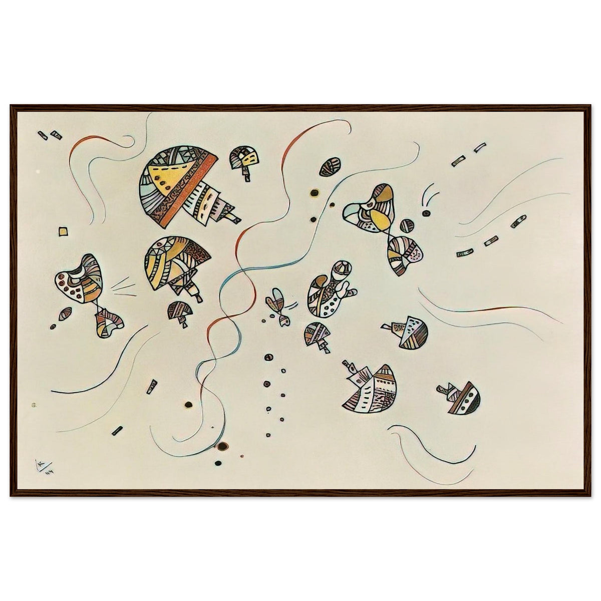 LAST WATERCOLOUR 1944 Framed Poster | Wassily Kandinsky Framed Prints Wall Art | Wassily Kandinsky Shop