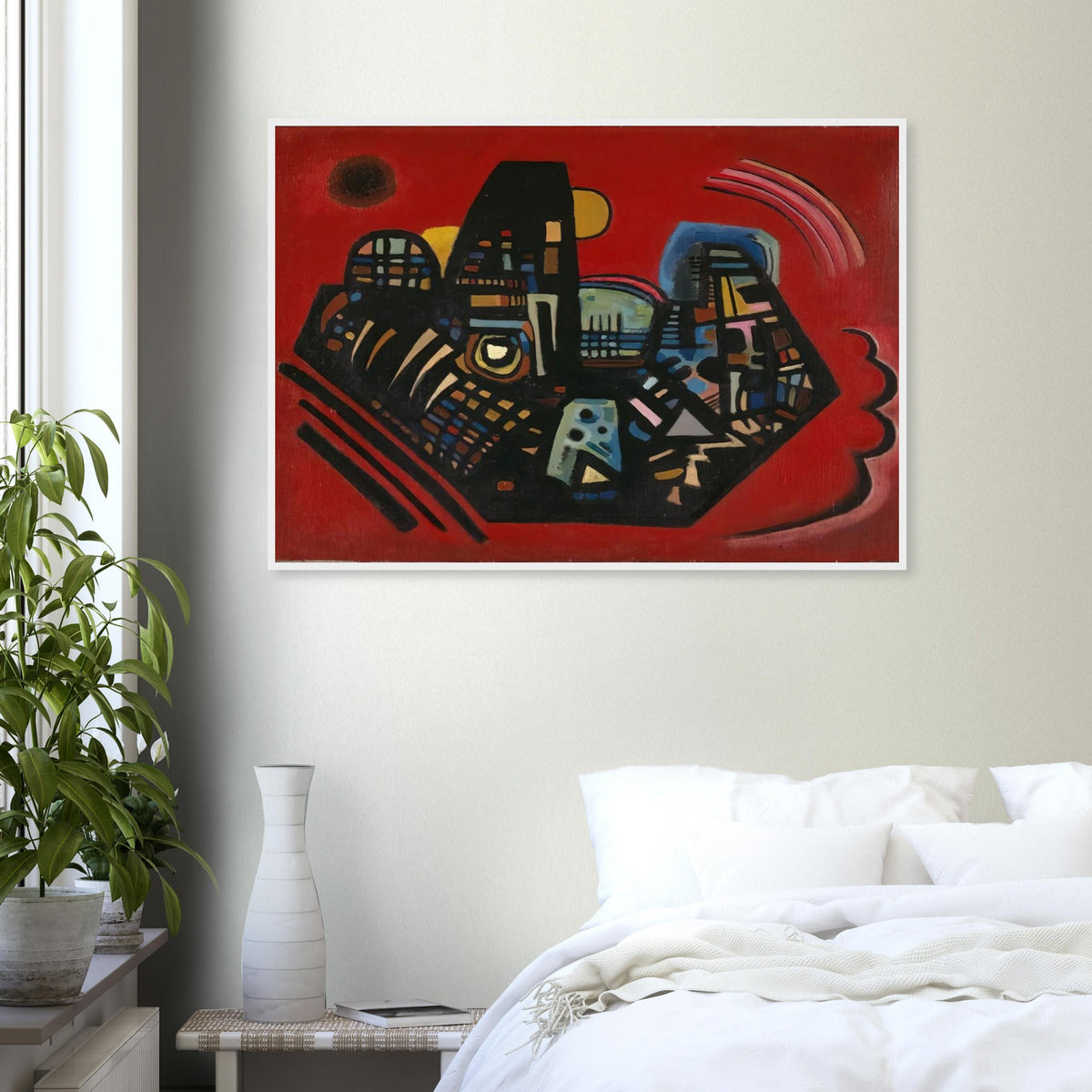 BLACK RED 1928 Framed Poster | Wassily Kandinsky Framed Prints Wall Art | Wassily Kandinsky Shop