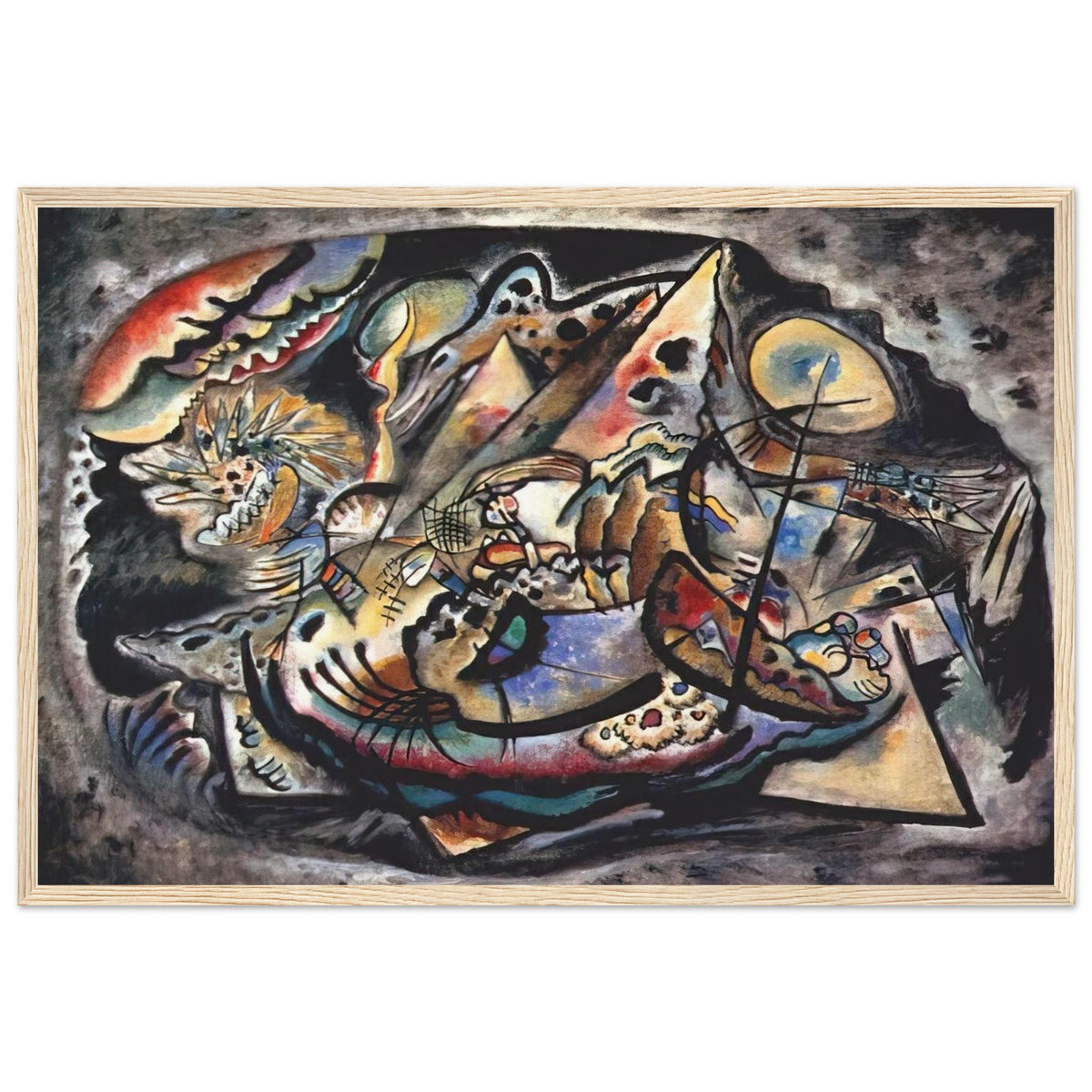 GREY OVAL 1917 Framed Poster | Wassily Kandinsky Framed Prints Wall Art | Wassily Kandinsky Shop