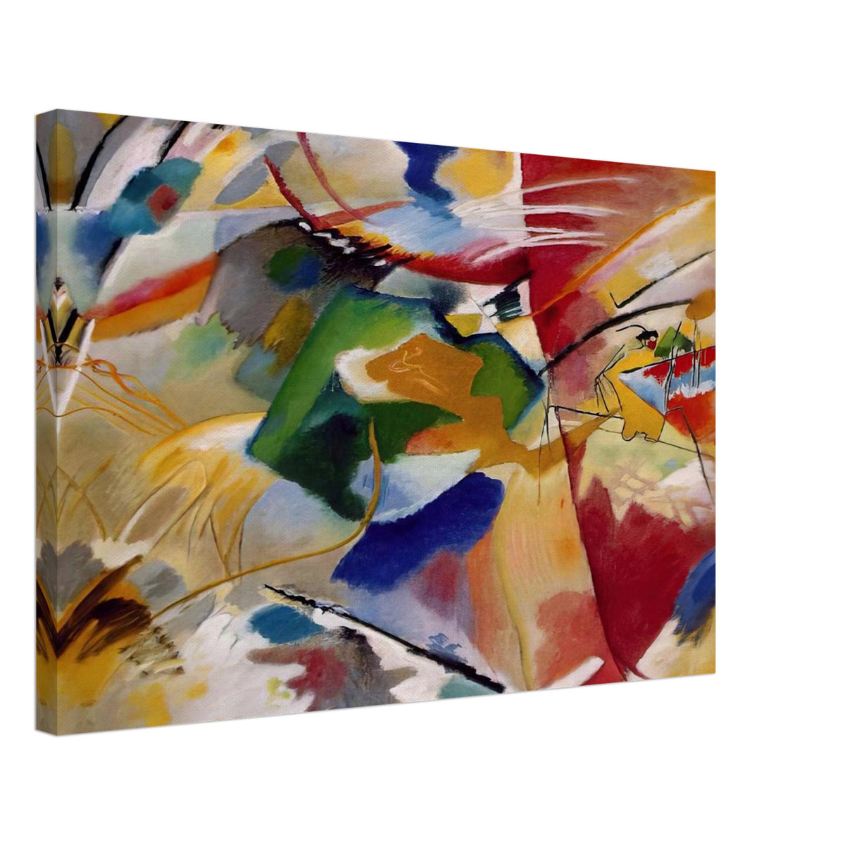 PAINTING WITH GREEN CENTER 1913 Canvas | Wassily Kandinsky Canvas | Wassily Kandinsky Shop