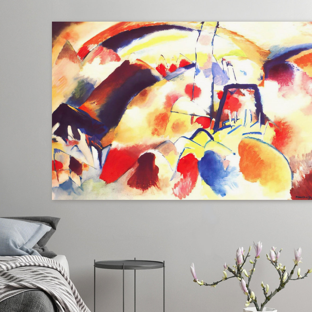 LANDSCAPE WITH RED SPOTS 1913 Poster | Wassily Kandinsky Poster | Wassily Kandinsky Shop
